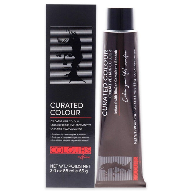 Curated Colour - 4.35-4GM Golden Mahogany Brown by Colours By Gina for Unisex - 3 oz Hair Color, See Description, hi-res image number 0