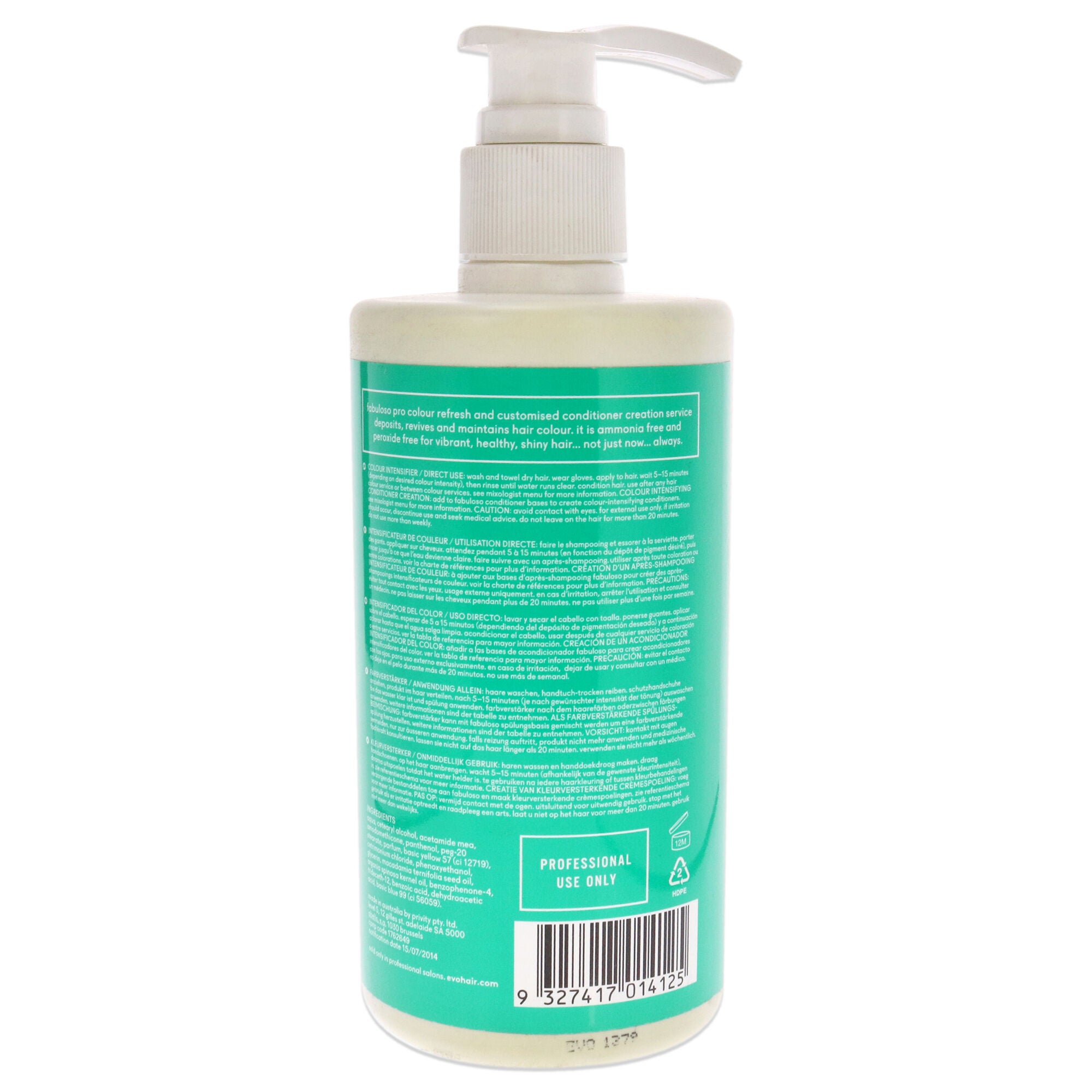 Pro Green Colour Intensifier by Evo for Women - 16.9 oz Treatment, , alternate image number 4