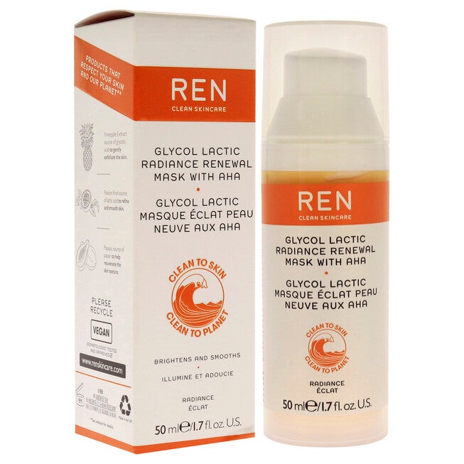Glycol Lactic Radiance Renewal Mask by REN for Unisex - 1.7 oz Mask, , alternate image number 6