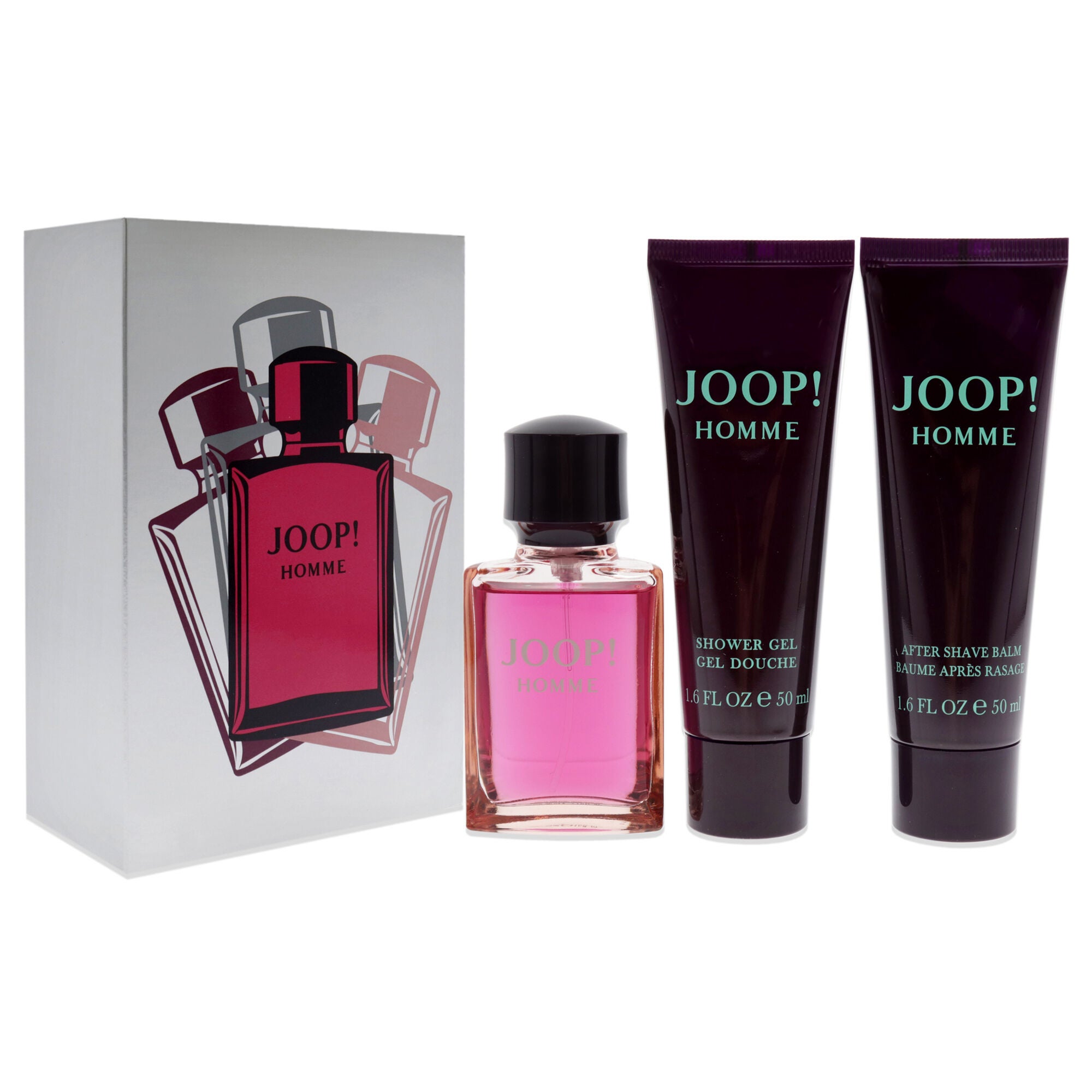Joop by Joop for Men - 3 Pc Gift Set 1oz EDT Spray, 1.6oz Shower Gel, 1.6oz After Shave Balm, See Description, alternate image number 2