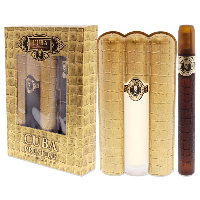 Cuba Prestige Legacy by Cuba for Men - 2 Pc Gift Set 3oz EDT Spray, 1.17oz EDT Spray, , alternate image number null