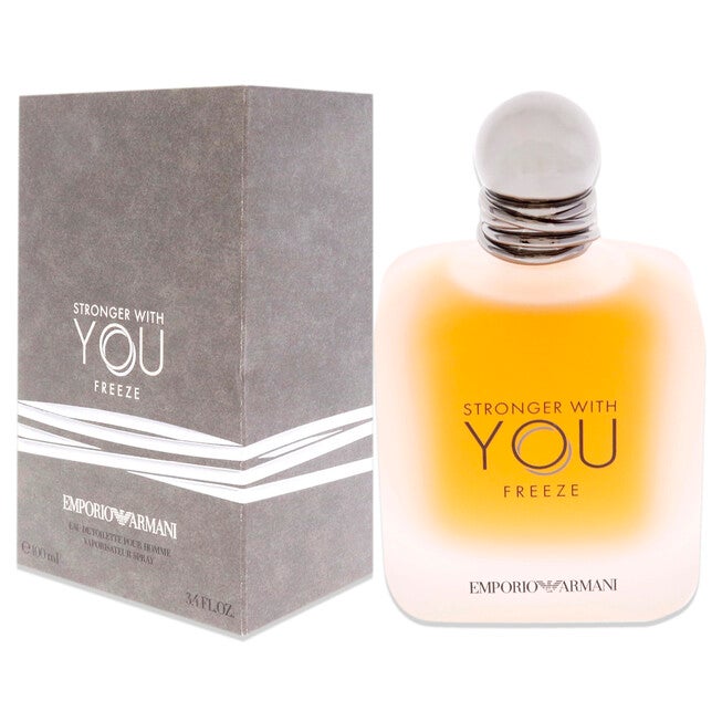 Emporio Armani Stronger With You Freeze by Giorgio Armani for Men - 3.4 oz EDT Spray, , alternate image number null