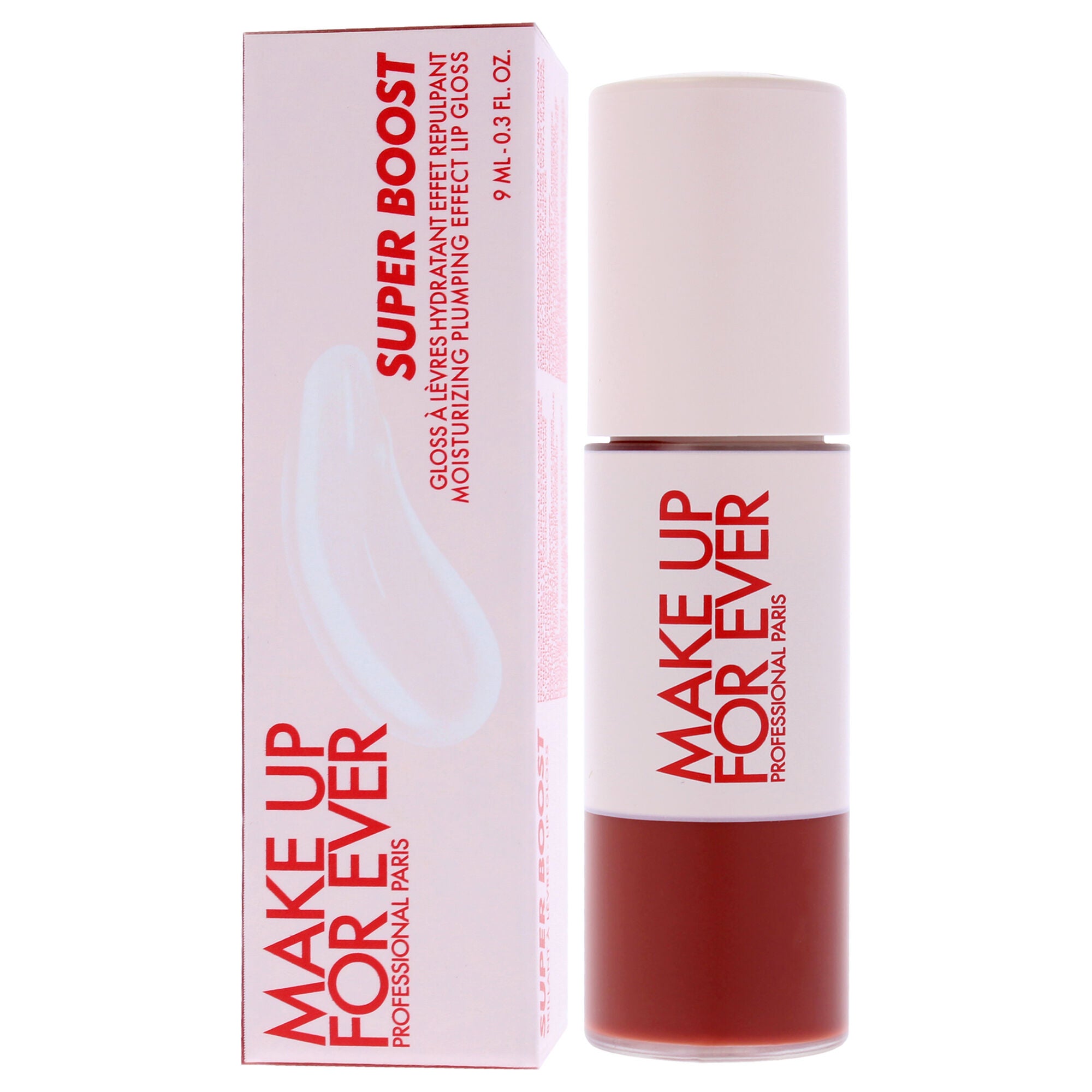 Super Boost Lip Gloss - 11 Fiery Love by Make Up For Ever for Women - 0.3 oz Lip Gloss, Pink, alternate image number 3
