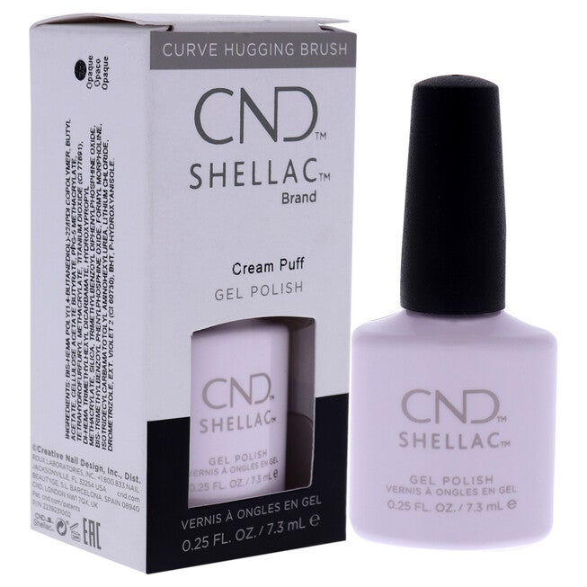 Shellac Nail Color - Cream Puff by CND for Women - 0.25 oz Nail Polish, See Description, alternate image number 1