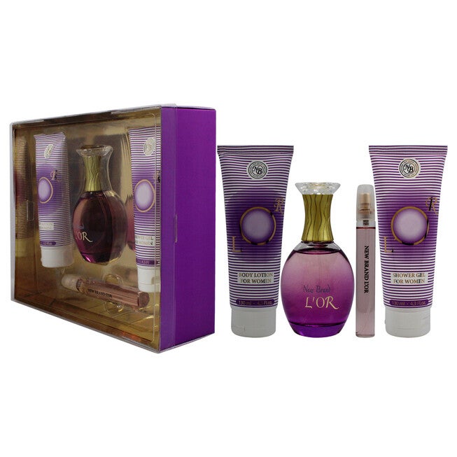 Lor by New Brand for Women - 4 Pc Gift Set 3.3oz EDP Spray, 0.5oz EDP Spray, 4.3oz Shower Gel, 4.3oz Body Lotion, , alternate image number 7