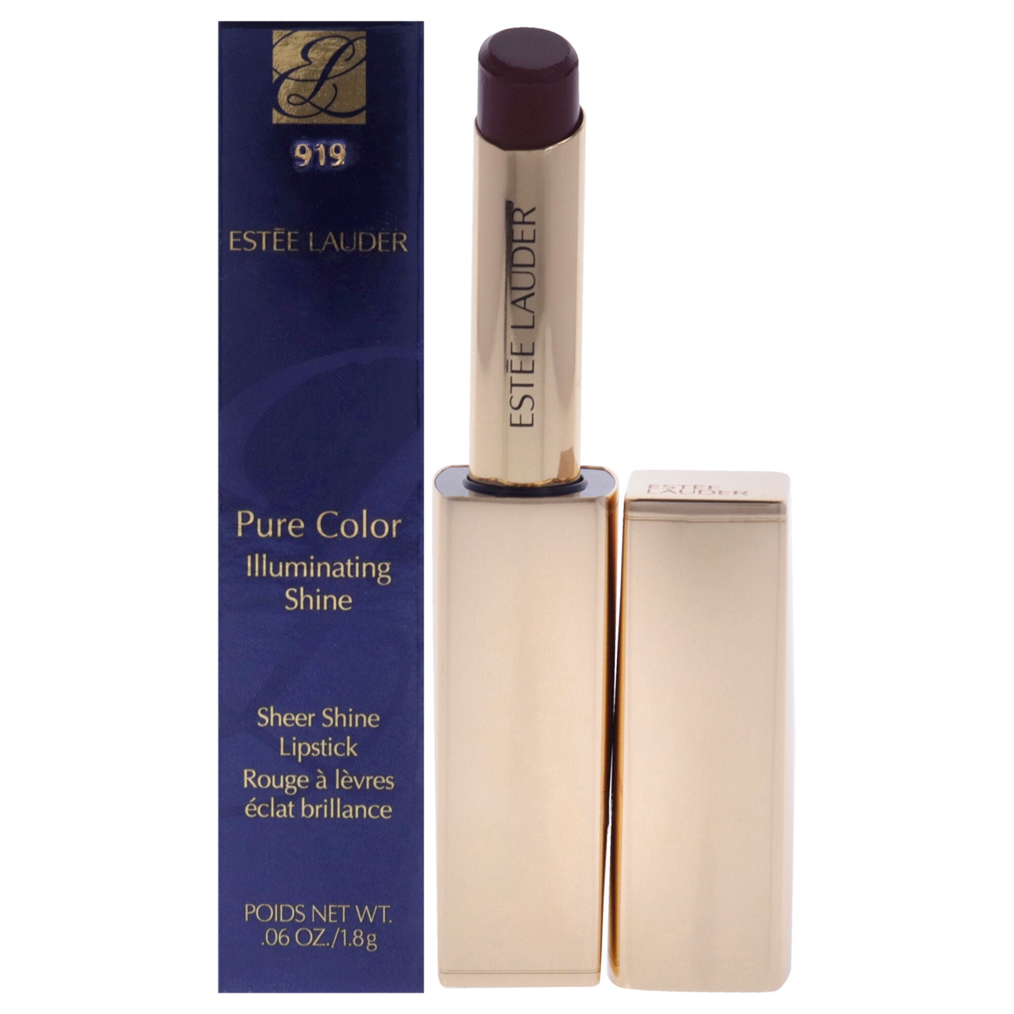 Pure Color Illuminating Shine Lipstick - 919 Fantastical by Estee Lauder for Women - 0.06 oz Lipstick, See Description, hi-res image number 0