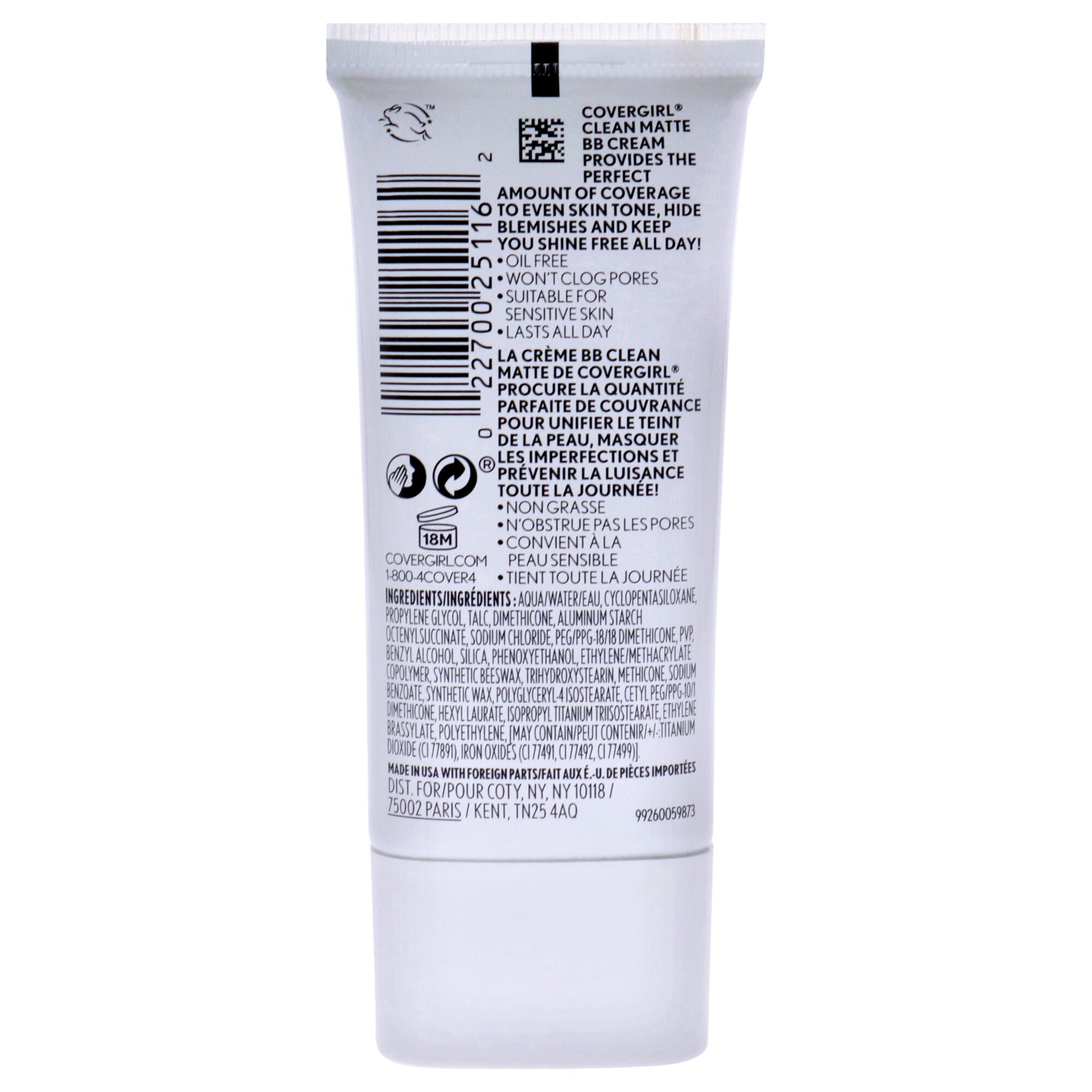 Clean Matte BB Cream For Oily Skin - 560 Deep by CoverGirl for Women - 1 oz Makeup, , alternate image number 4