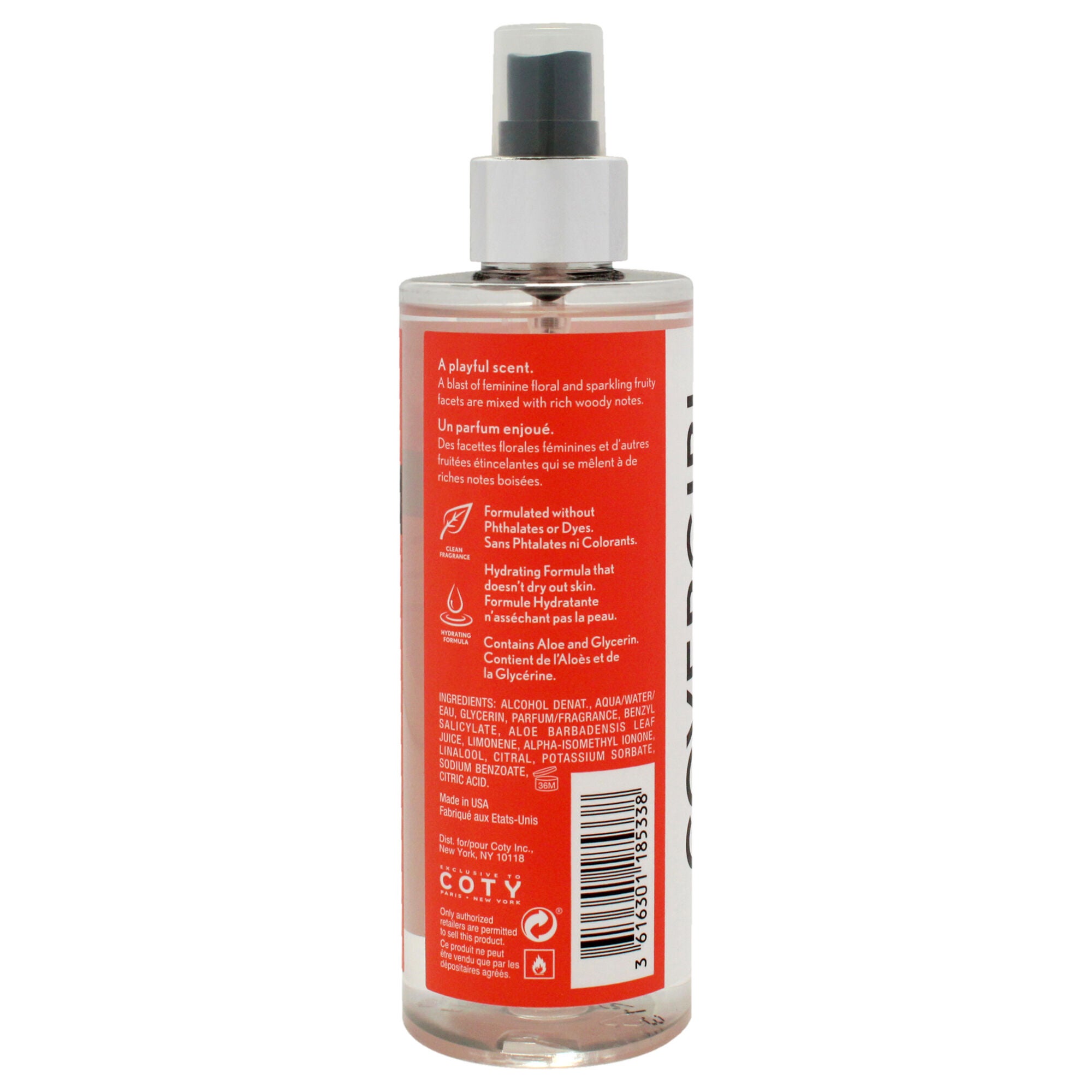 Body Mist - Floral Blast by CoverGirl for Women - 8.4 oz Body Mist, Clear, alternate image number 2