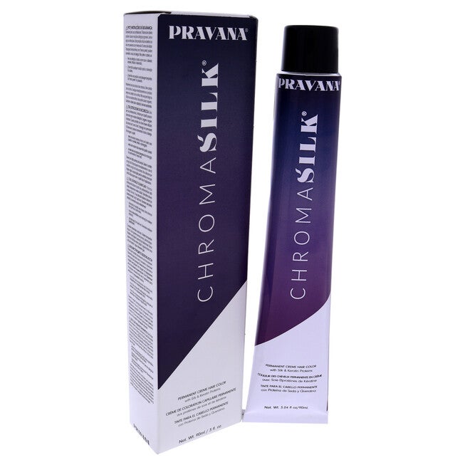ChromaSilk Creme Hair Color - 6.11 Dark Intense Ash Blonde by Pravana for Unisex - 3 oz Hair Color, , alternate image number 7