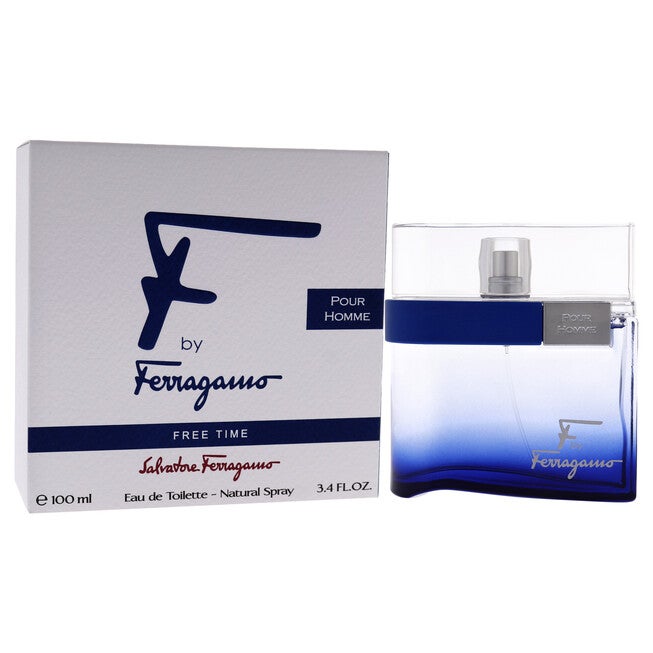 F by Ferragamo Free Time by Salvatore Ferragamo for Men - 3.4 oz EDT Spray, NA, alternate image number null