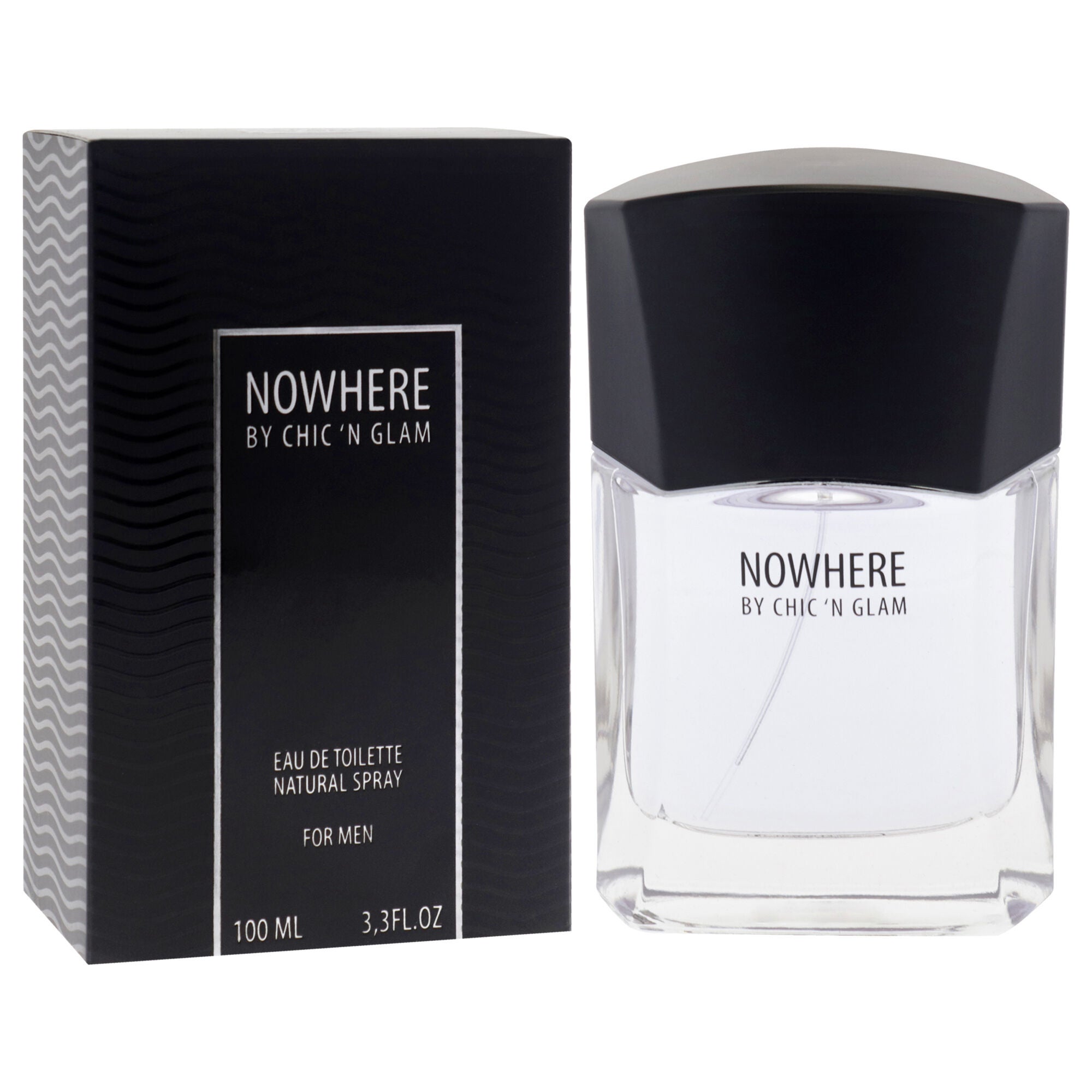 Nowhere by Chic N Glam for Men - 3.3 oz EDT Spray, See Description, alternate image number 2