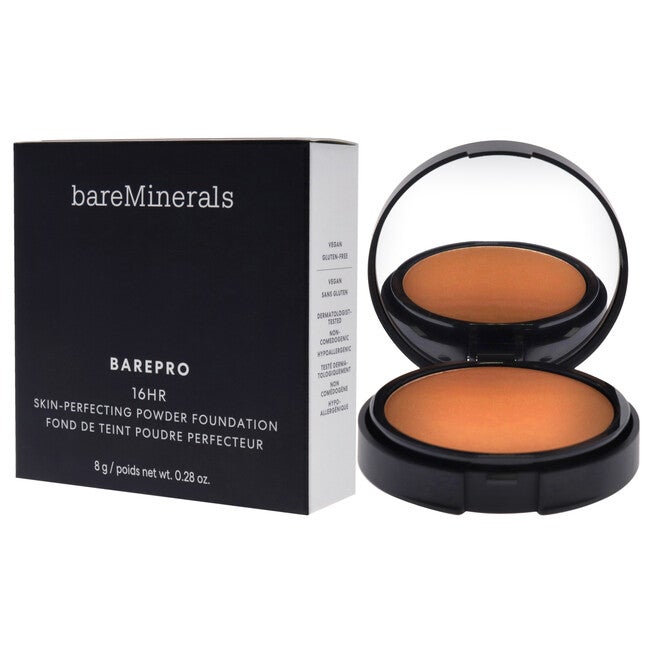 Barepro 16HR Skin Perfecting Powder Foundation - 45 Medium Deep Warm by bareMinerals for Women - 0.28 oz Foundation, , alternate image number null