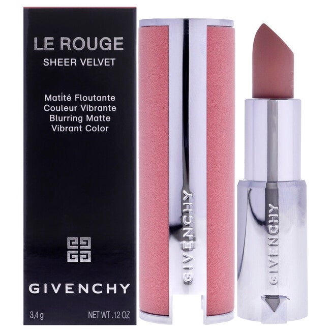 Le Rouge Sheer Velvet Matte Lipstick - 9 Beige Sable by Givenchy for Women - 0.12 oz Lipstick, See Description, hi-res image number 0