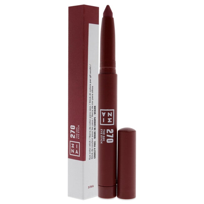 The 24H Eye Stick - 270 Dark red by 3INA for Women - 0.049 oz Eye Shadow, , alternate image number 7