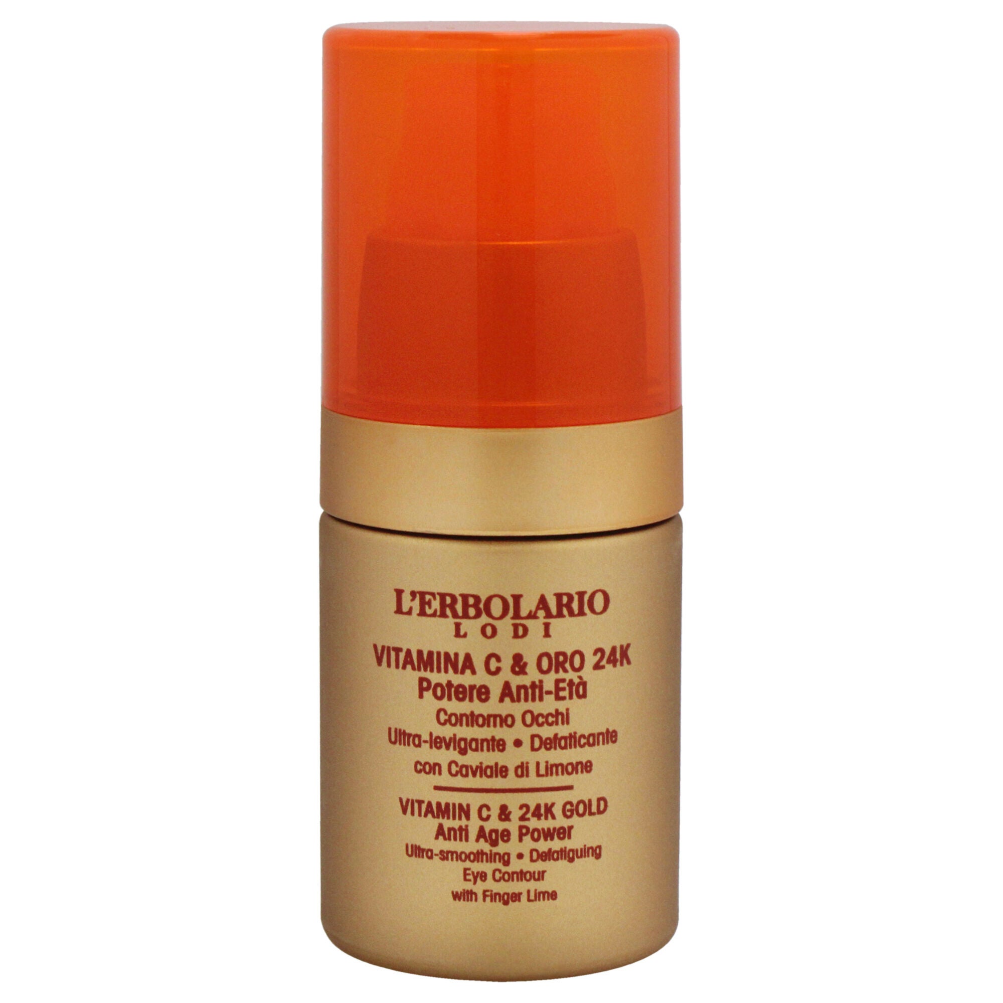 Vitamin C and 24K Gold Ultra Smoothing Defatiguing Eye Contour by LErbolario for Women - 0.5 oz Treatment, , alternate image number 5