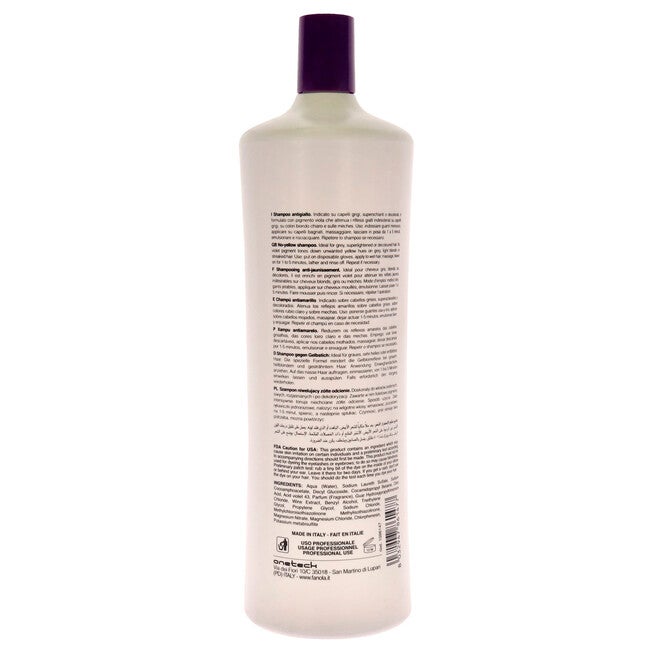 No Yellow Shampoo by Fanola for Unisex - 33.8 oz Shampoo, NA, alternate image number null