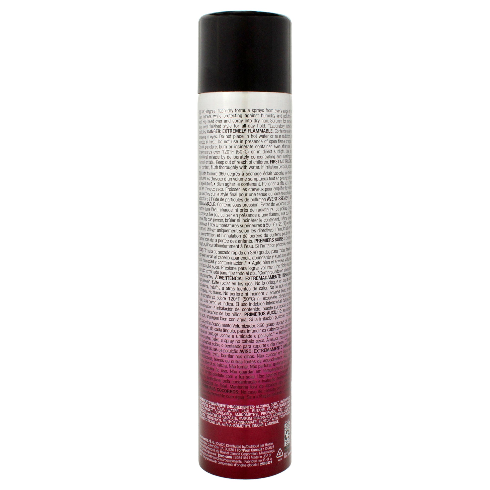 Flip Turn Volumizing Finishing Spray by Joico for Unisex - 9 oz Hair Spray, See Description, alternate image number 1