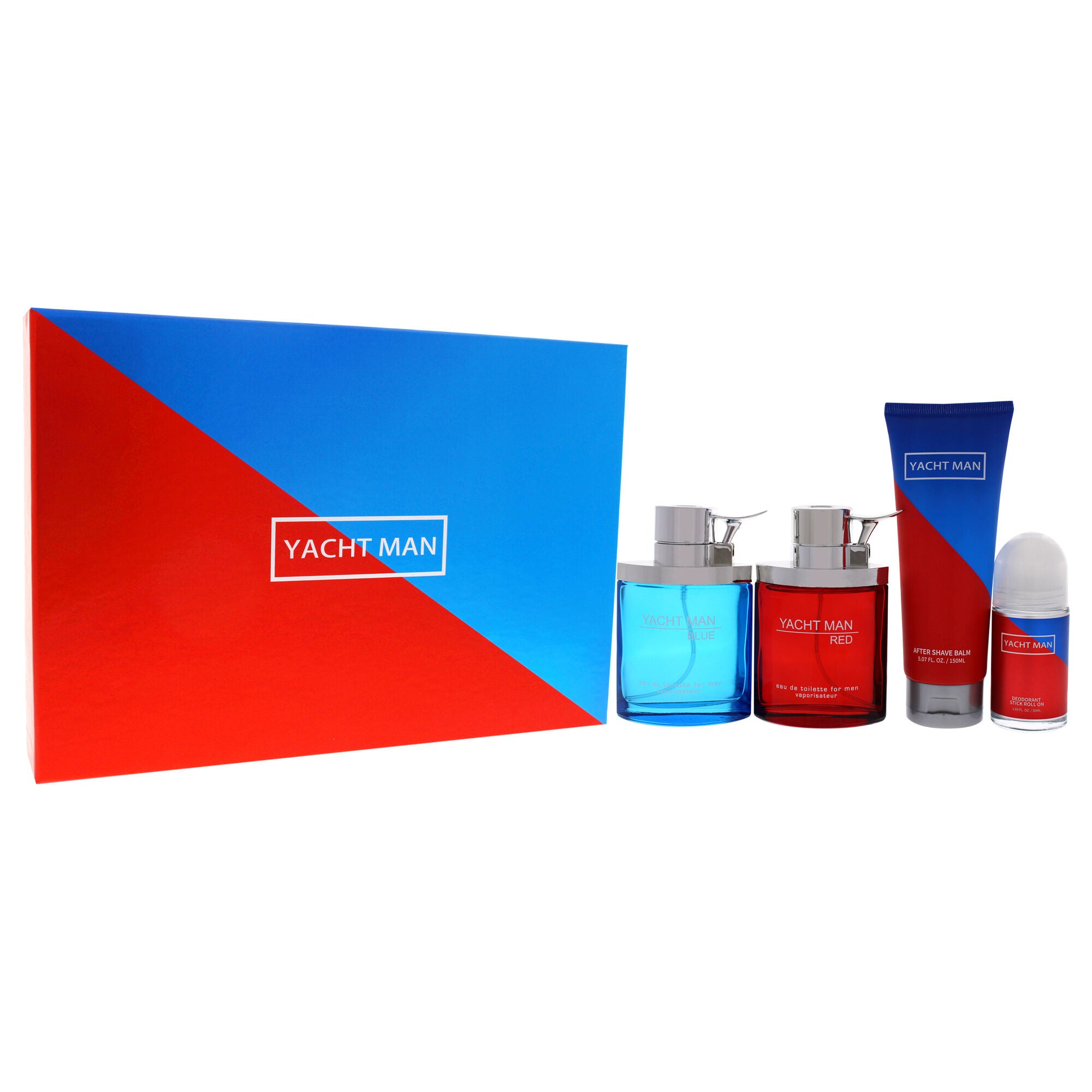 Yacht Man Blue and Yacht Man Red by Myrurgia for Men - 4 Pc Gift Set, , alternate image number 5