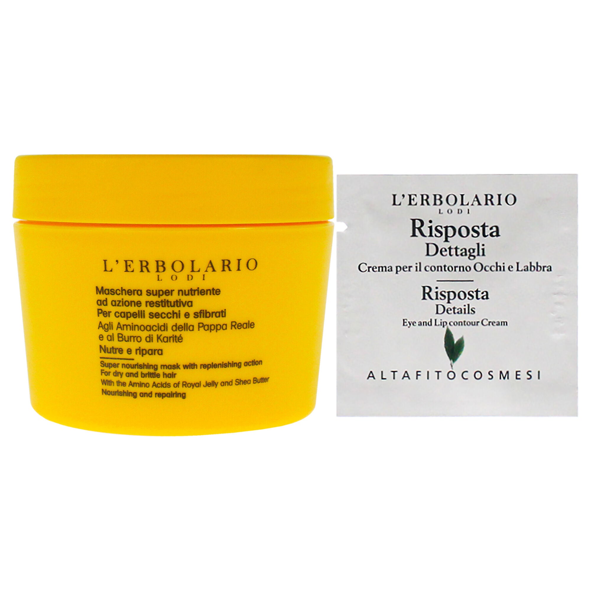 Effetto Reale Super Nourishing Mask by LErbolario for Unisex - 5.07 oz Masque, , alternate image number 5