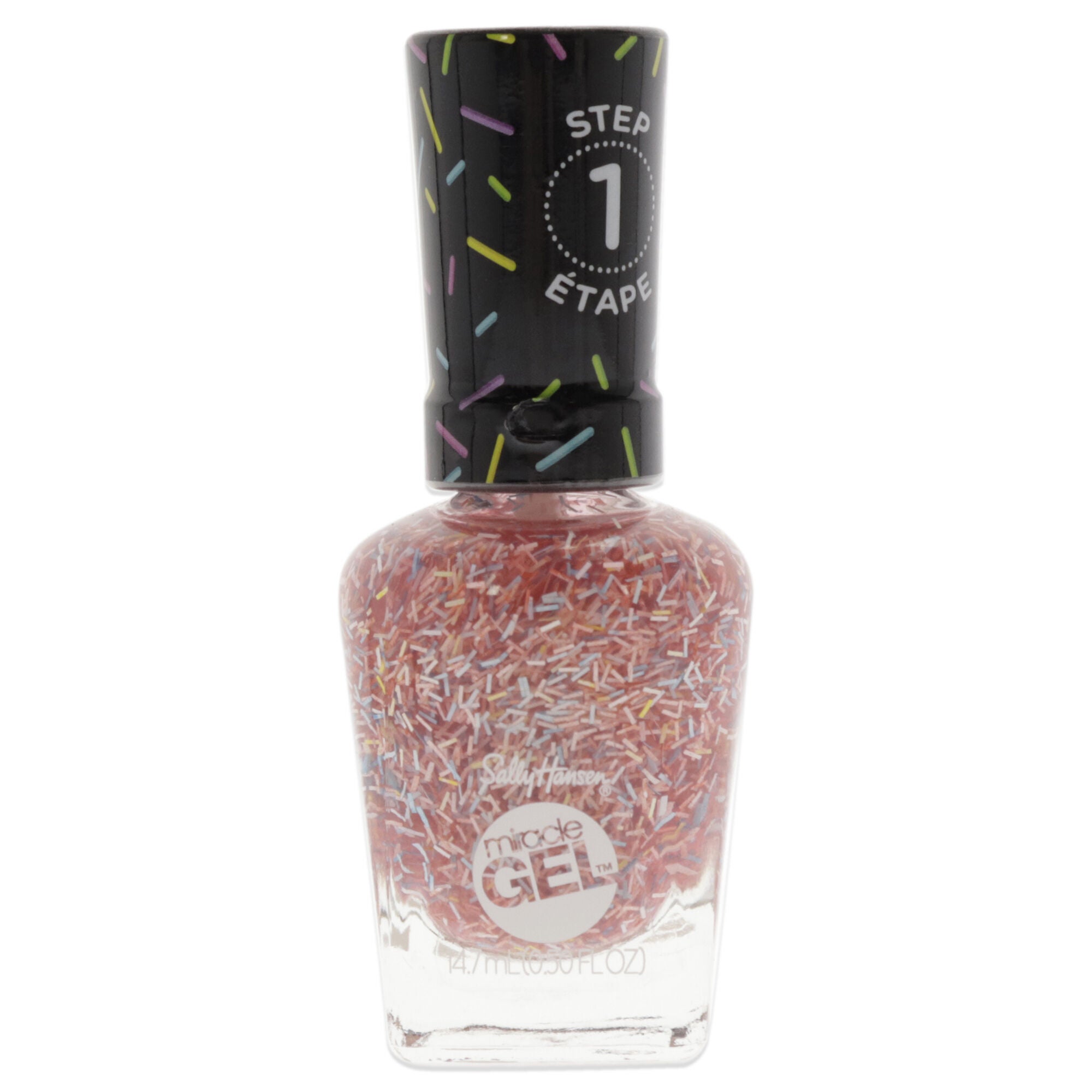 Miracle Gel - 161 Mixture Perfect by Sally Hansen for Women - 0.5 oz Nail Polish, White, hi-res image number 0