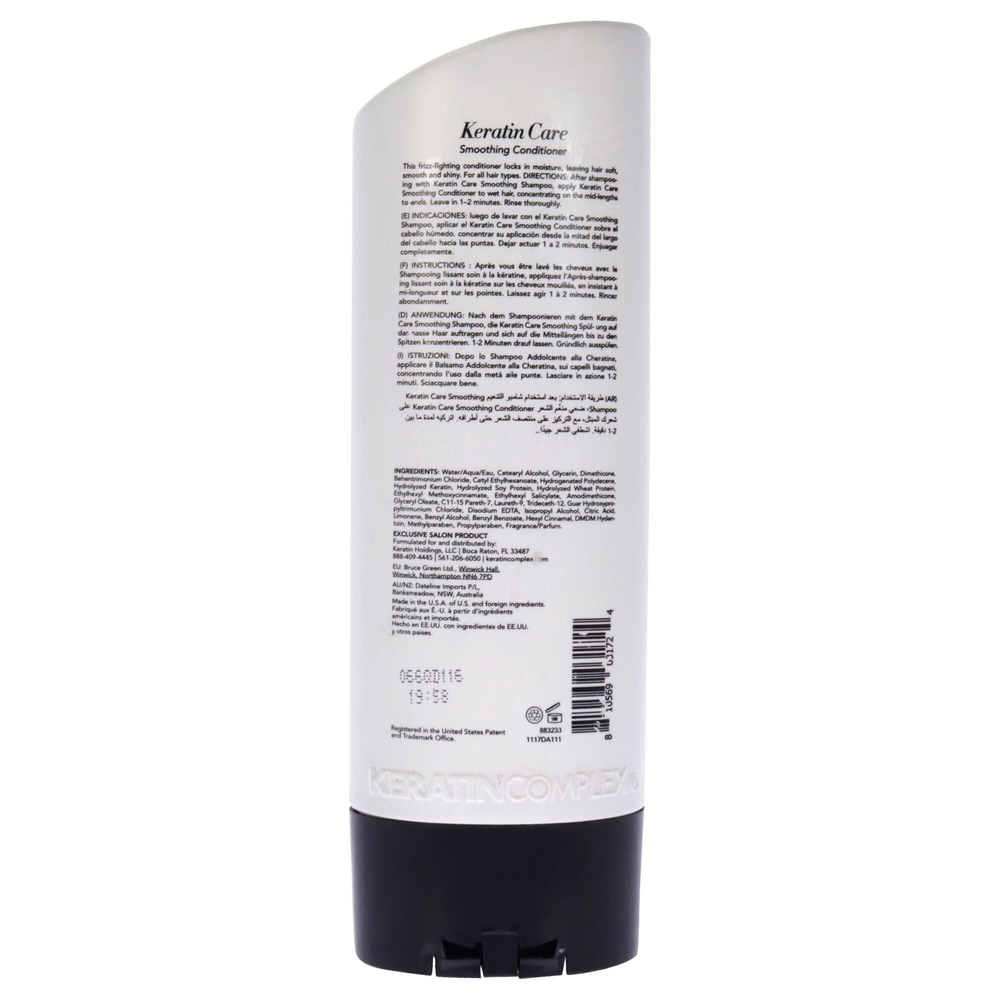 Keratin Care Smoothing Conditioner by Keratin Complex for Unisex - 13.5 oz Conditioner, See Description, alternate image number 2