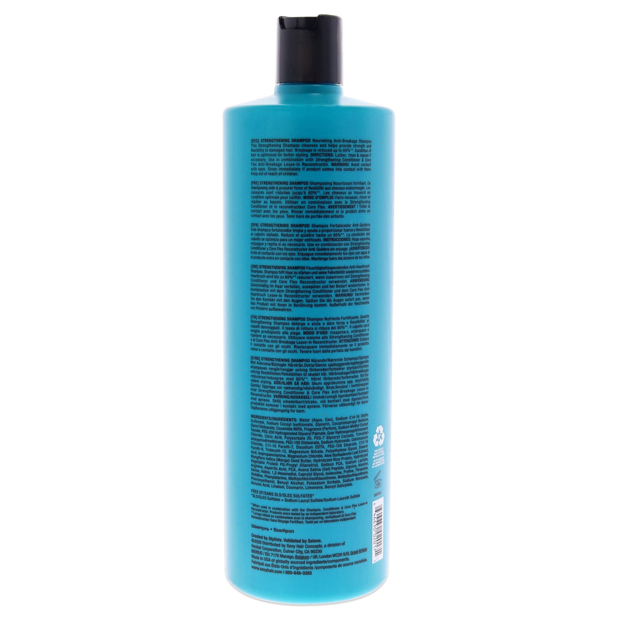 Healthy Sexy Hair Strengthening Shampoo by Sexy Hair for Unisex - 33.8 oz Shampoo, See Description, alternate image number 1