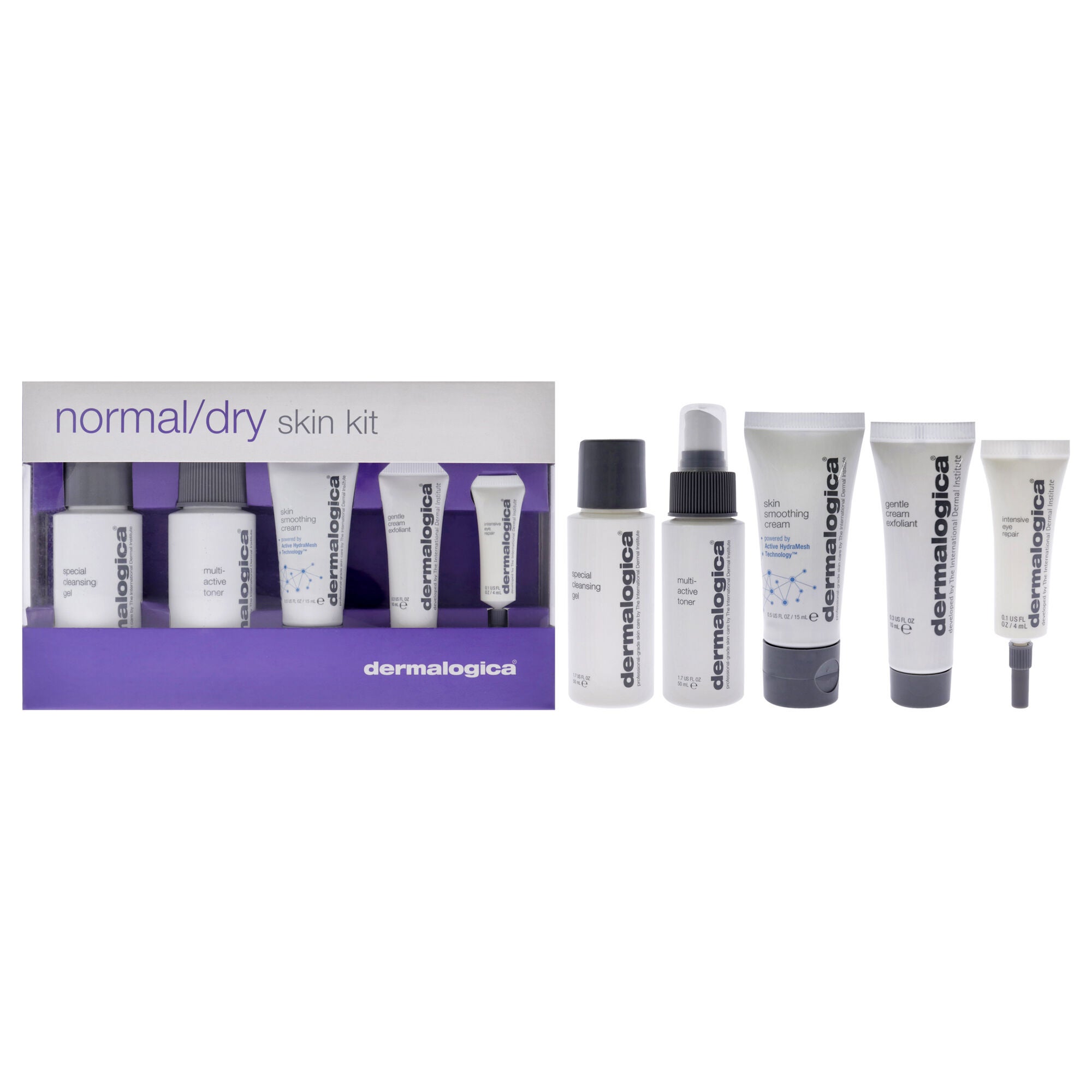 Normal Dry Skin Kit by Dermalogica for Unisex - 5 Pc, See Description, hi-res image number 0