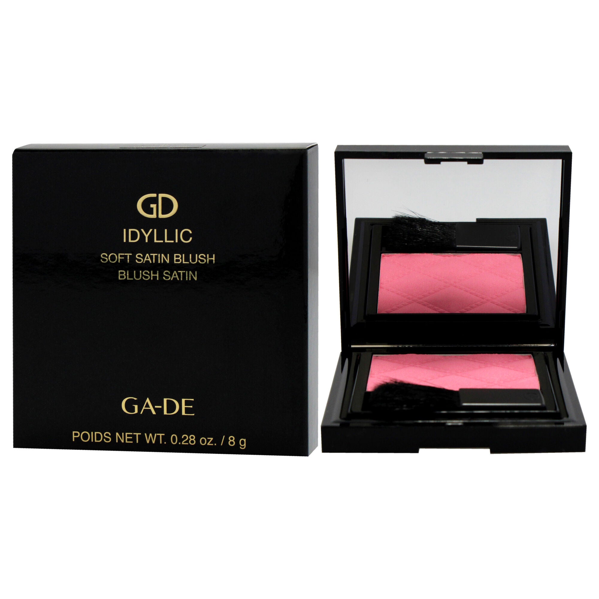 Idyllic Soft Satin Blush Powder - 46 Pacific Pink by GA-DE for Women - 0.28 oz Blush, See Description, alternate image number 3