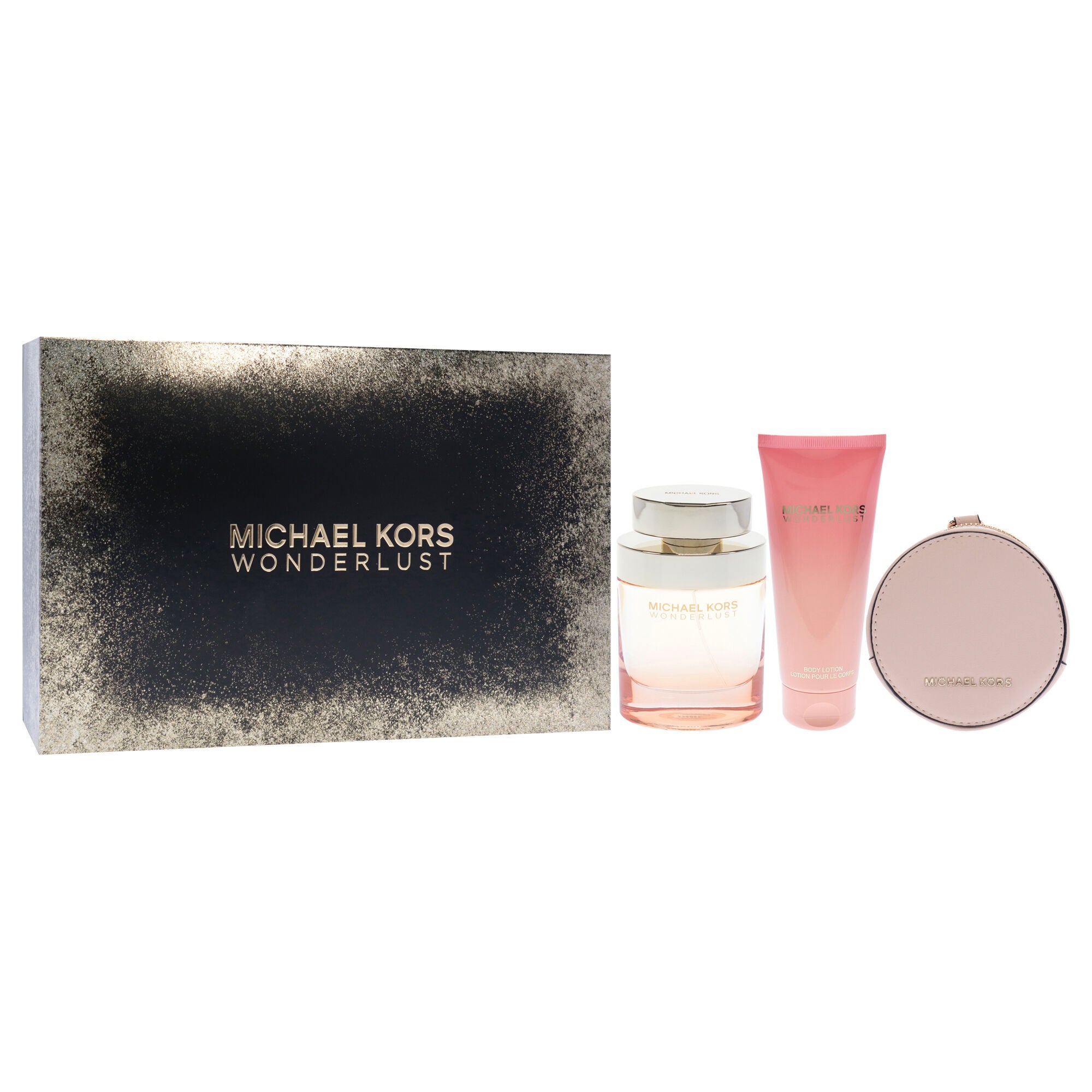 Wonderlust by Michael Kors for Women - 3 Pc Gift Set 3.4oz EDP Spray, 3.4oz Body Lotion, Round Purse, , alternate image number 6