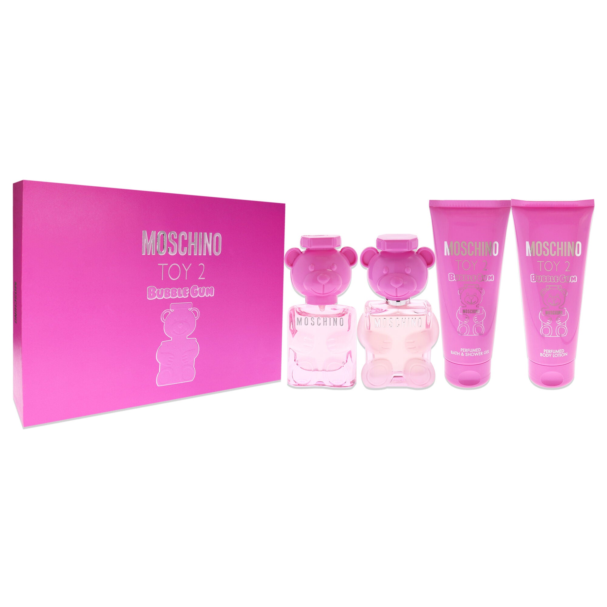 Moschino Toy 2 Bubble Gum by Moschino for Women - 4 Pc Gift Set 3.4oz EDT Spray, 0.17oz EDT Spray, 3.4oz Body Lotion, 3.4oz Bath and Shower Gel, , alternate image number 5