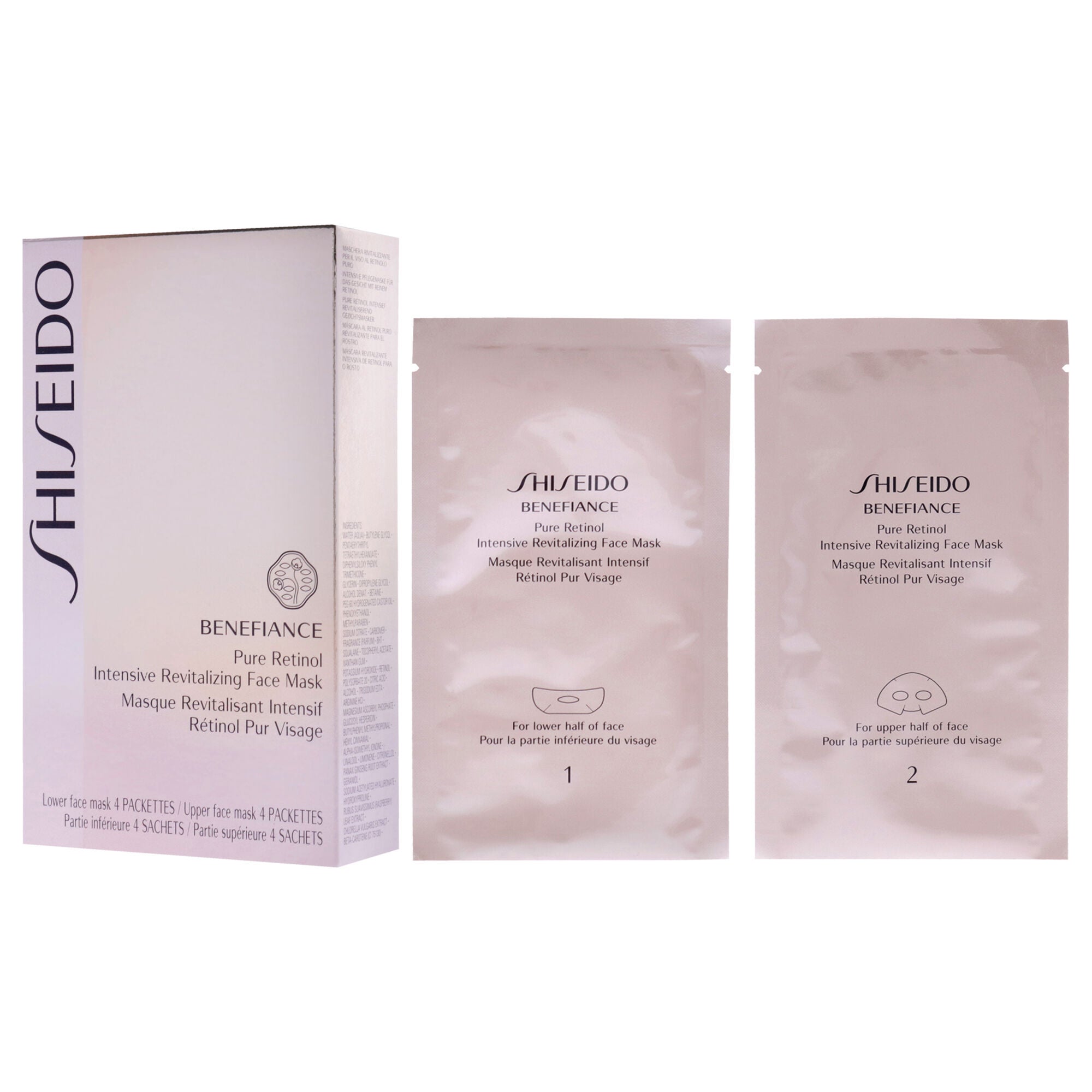 Benefiance Pure Retinol Intensive Revitalizing Face Mask by Shiseido for Unisex - 4 Pc Mask, , alternate image number 7