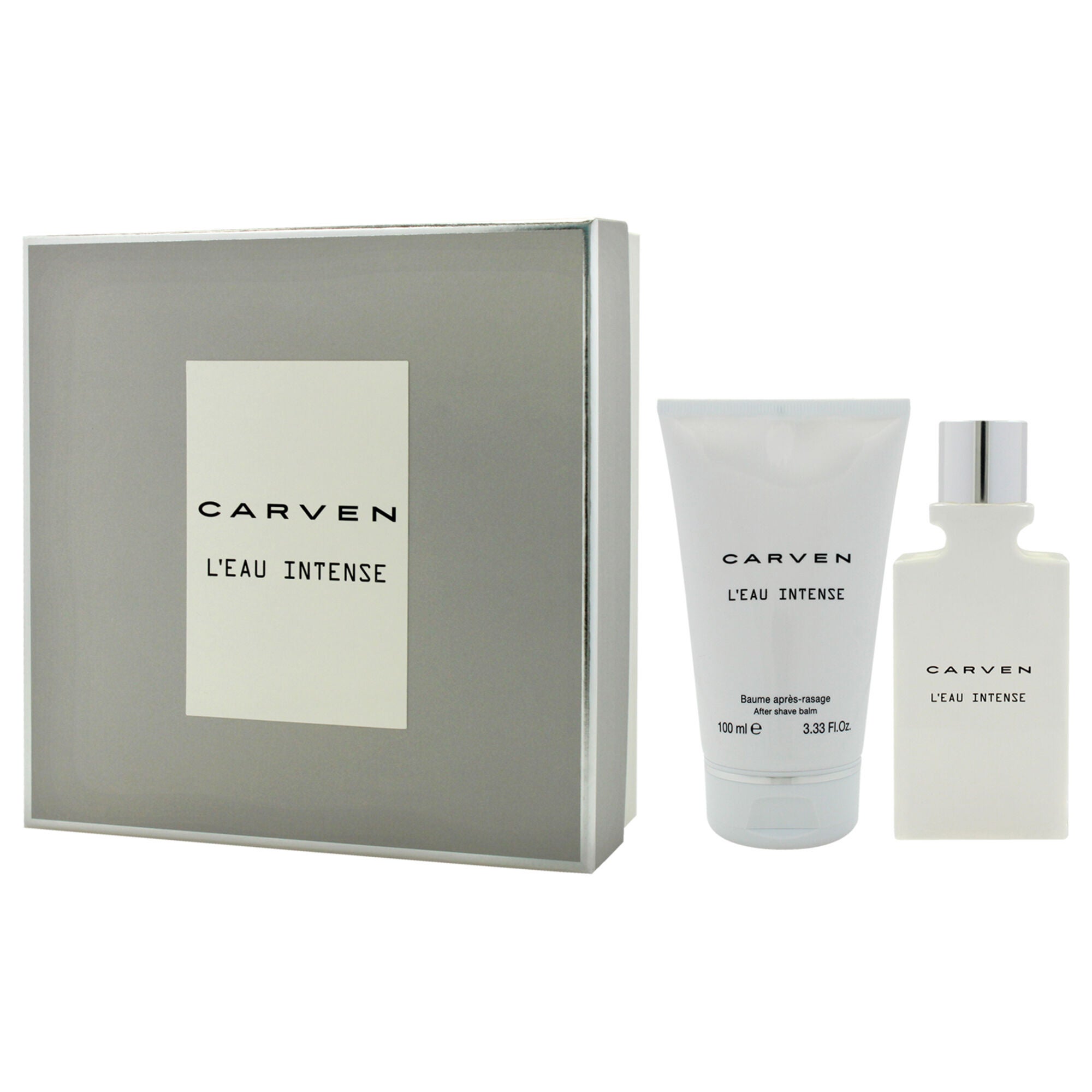 LEau Intense by Carven for Men - 2 Pc Gift Set 1.66oz EDT Spray, 3.33oz After Shave Balm, See Description, alternate image number 3