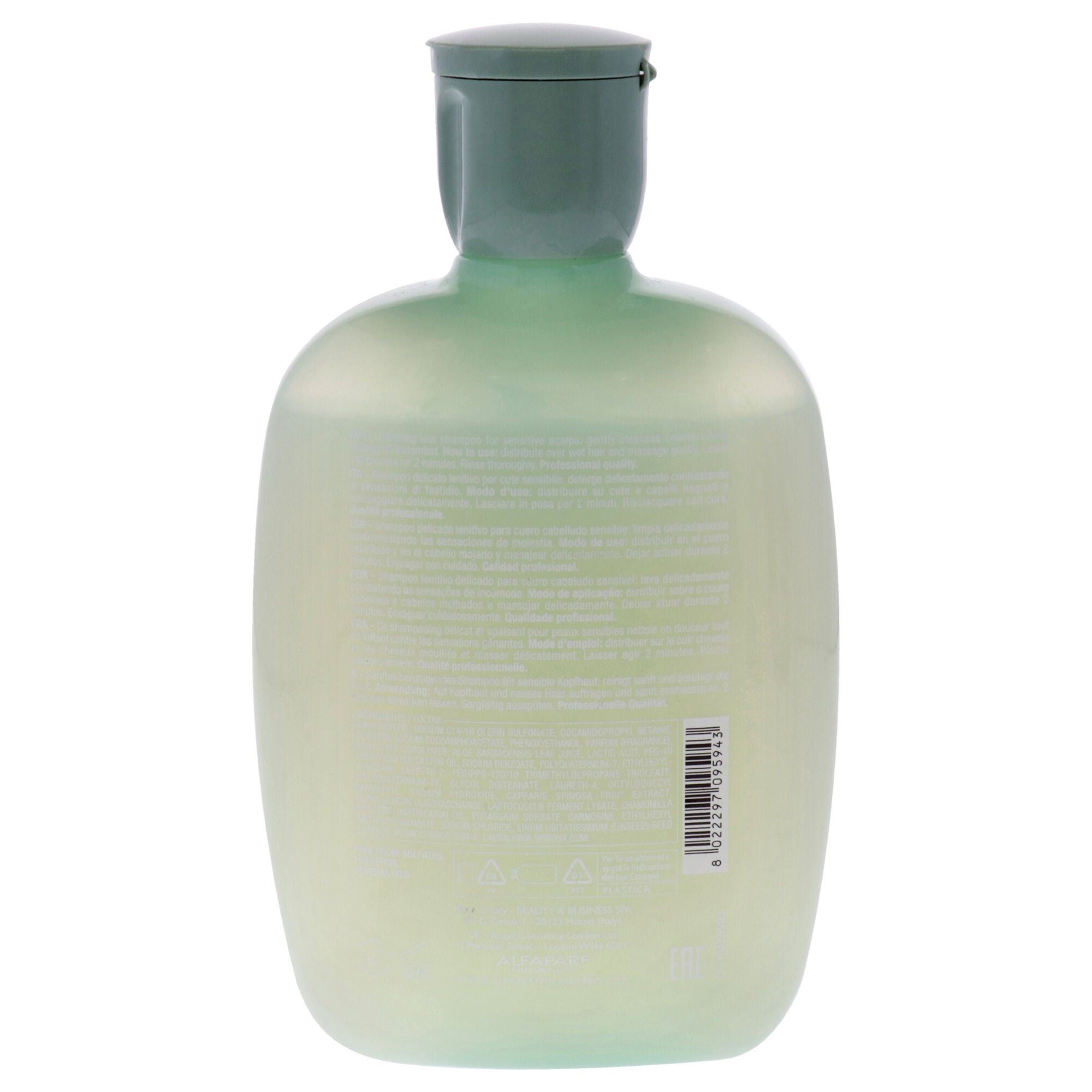 Semi Di Lino Scalp Relief Calming Micellar Low Shampoo by Alfaparf Milano for Unisex - 8.45 oz Shampoo, See Description, alternate image number 2