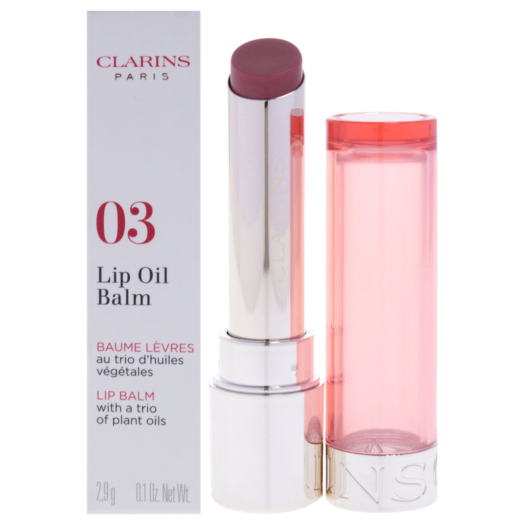 Lip Oil Balm - 03 Lychee by Clarins for Women - 0.1 oz Lip Balm, See Description, hi-res image number 0