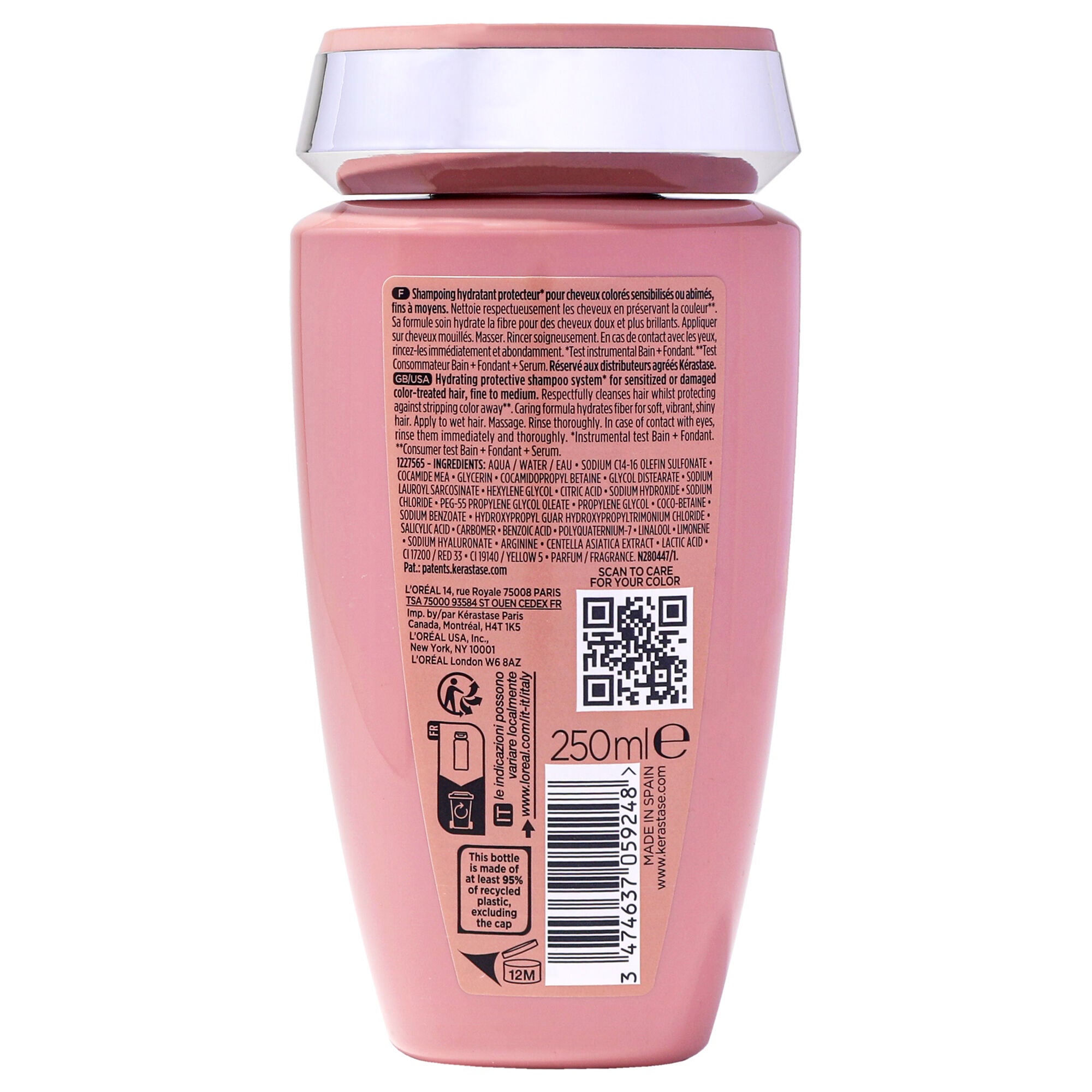 Chroma Absolu Hydrating Protective System Shampoo by Kerastase for Unisex - 8.4 oz Shampoo, See Description, alternate image number 3