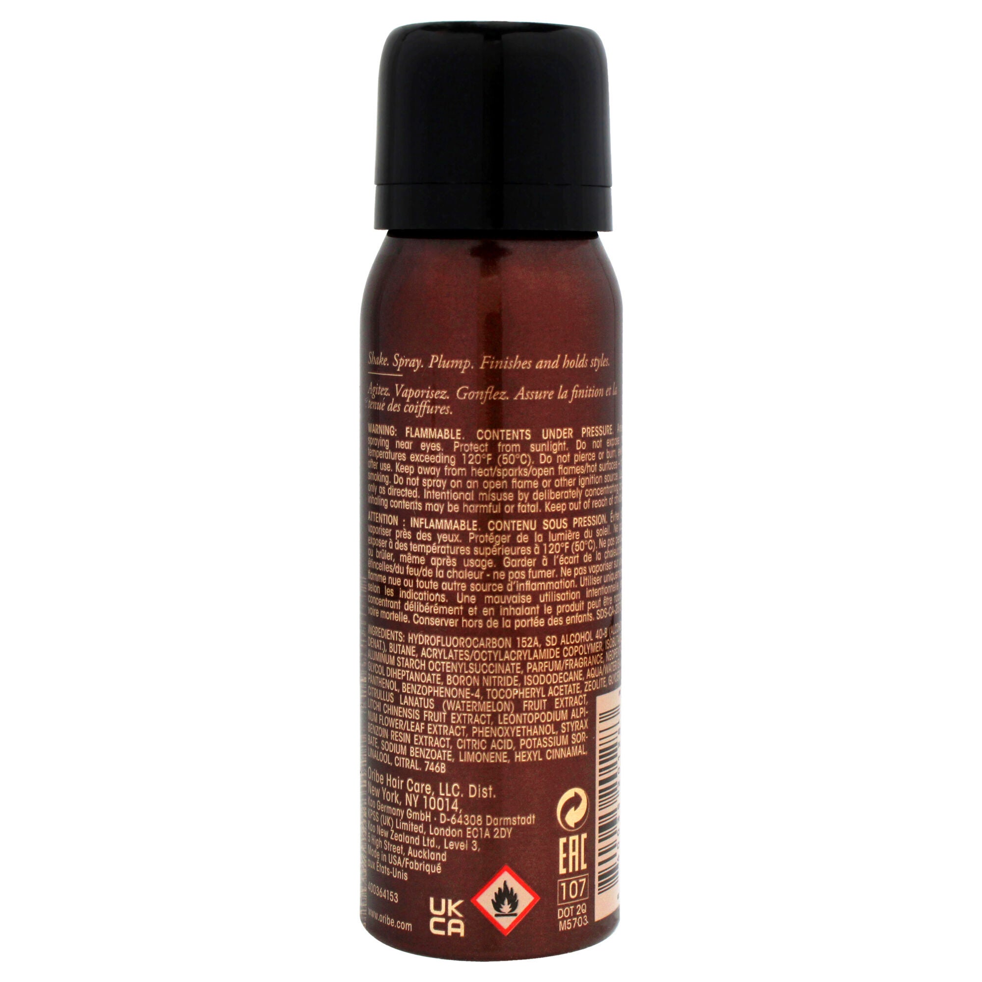 Thick Dry Finishing Purse Spray by Oribe for Unisex - 2 oz Hairspray, See Description, alternate image number 2