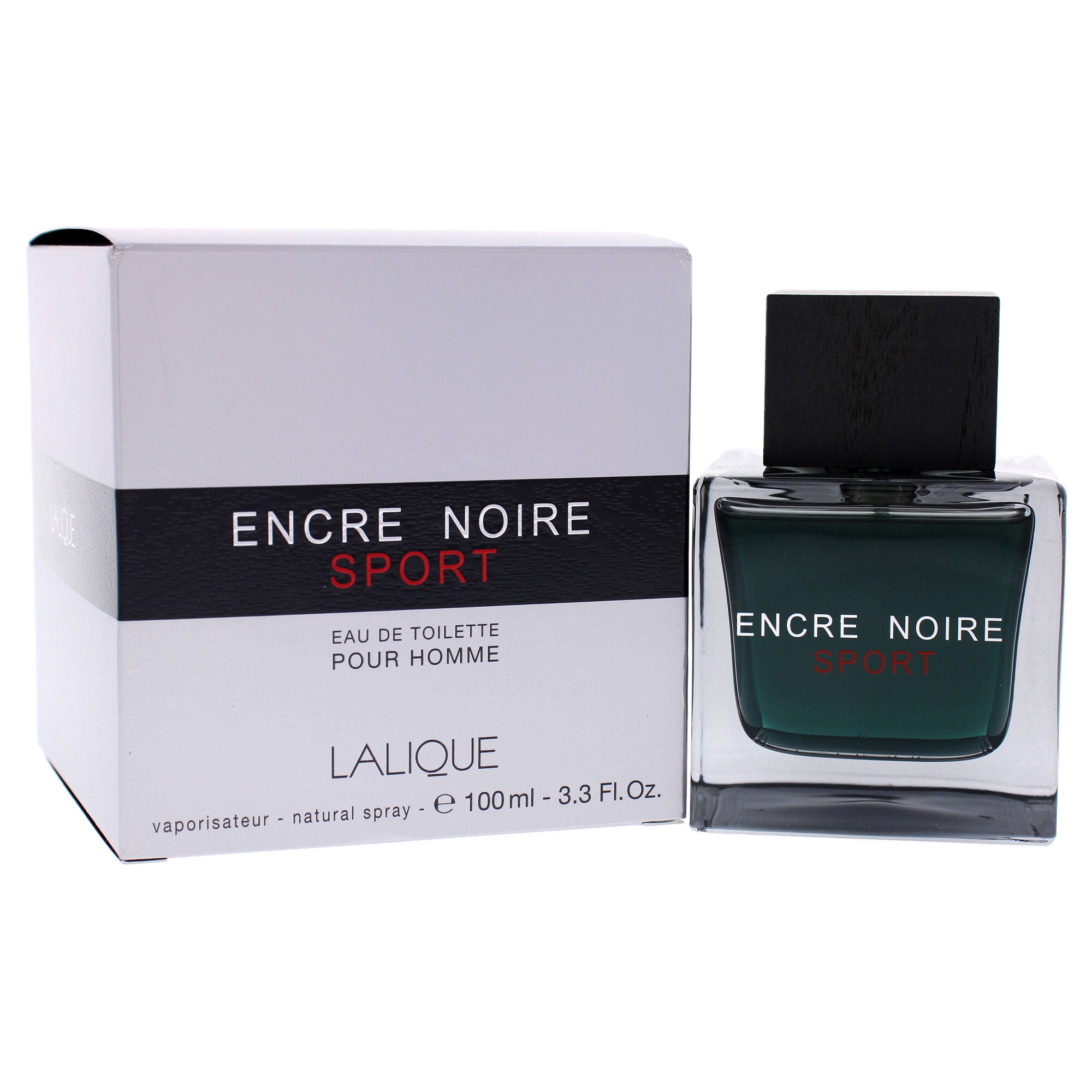 Encre Noire Sport by Lalique for Men - 3.3 oz EDT Spray, See Description, alternate image number 2