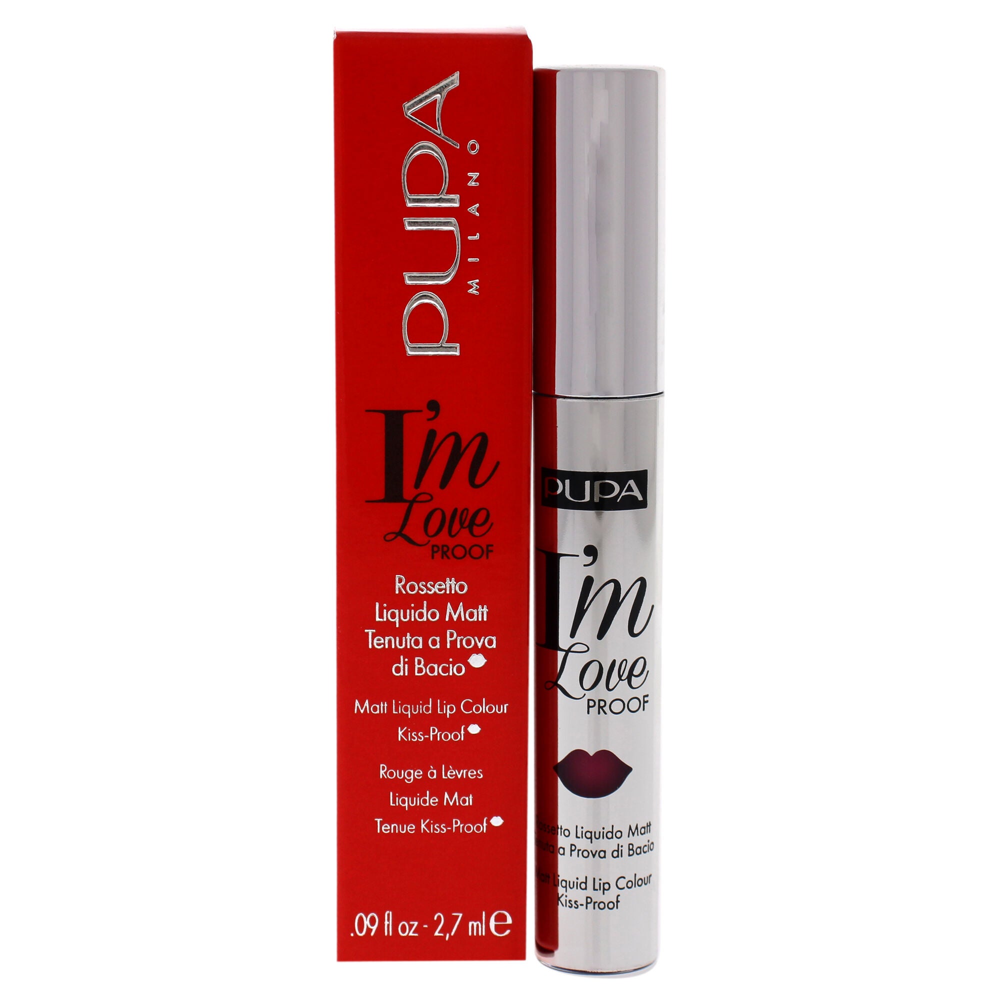 I Am Love Proof Matt Liquid Lip Color - 008 Flamingo Fuchsia by Pupa Milano for Women - 0.09 oz Lipstick, See Description, hi-res image number 0