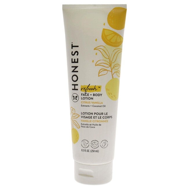 Everyday Gentle Face Plus Body Lotion - Sweet Orange Vanilla by Honest for Women - 8.5 oz Body Lotion, See Description, hi-res image number 0