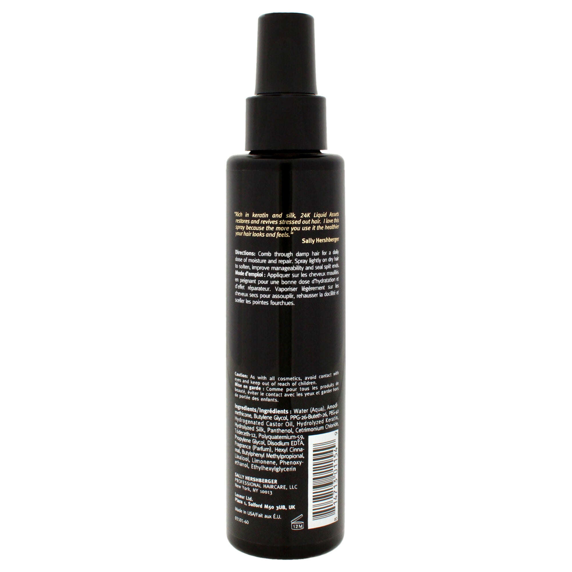 24K Liquid Assets Daily Conditioning Remedy by Sally Hershberger for Unisex - 5 oz Conditioner, See Description, alternate image number 3