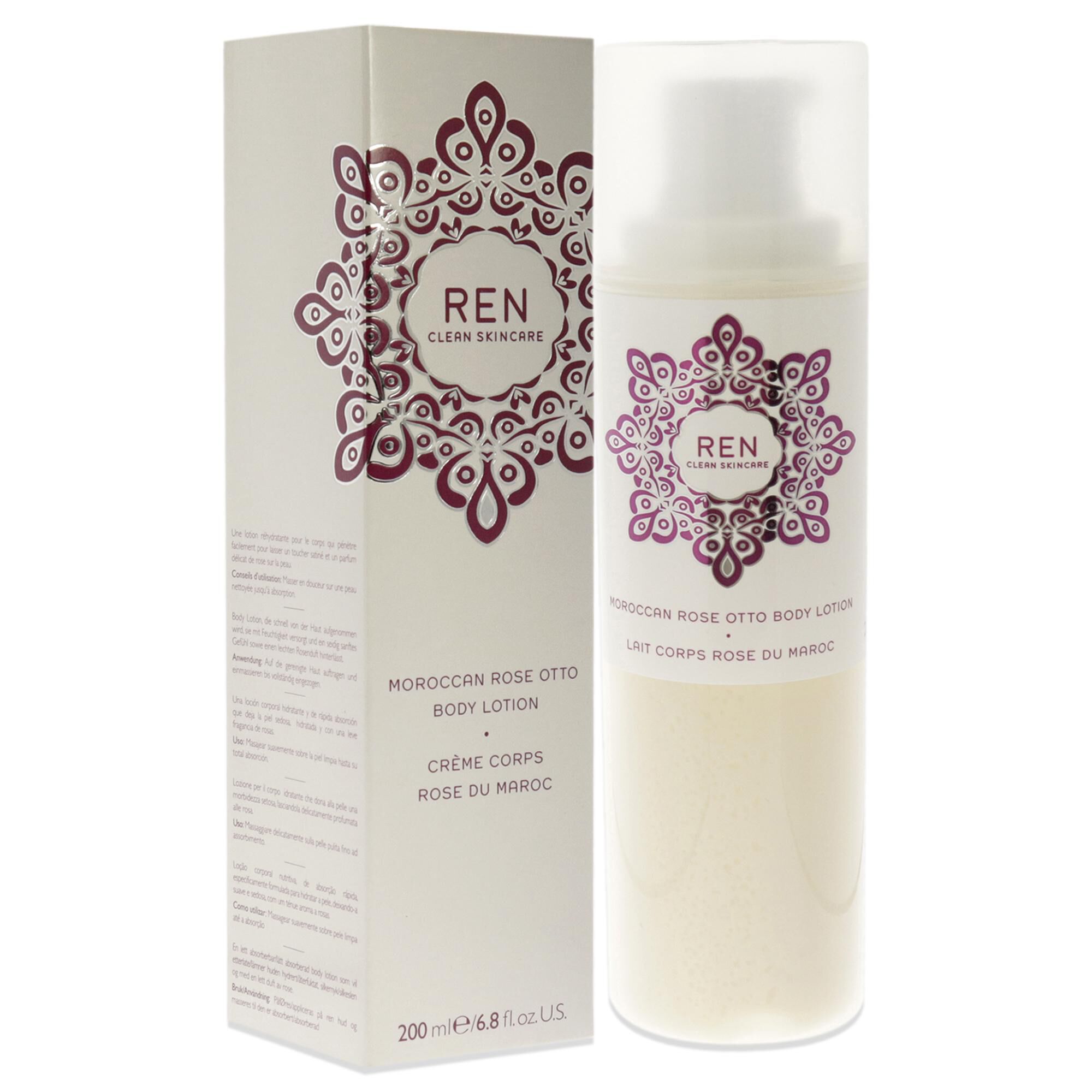 Moroccan Rose Otto Body Lotion by REN for Unisex - 6.8 oz Lotion, See Description, alternate image number 1