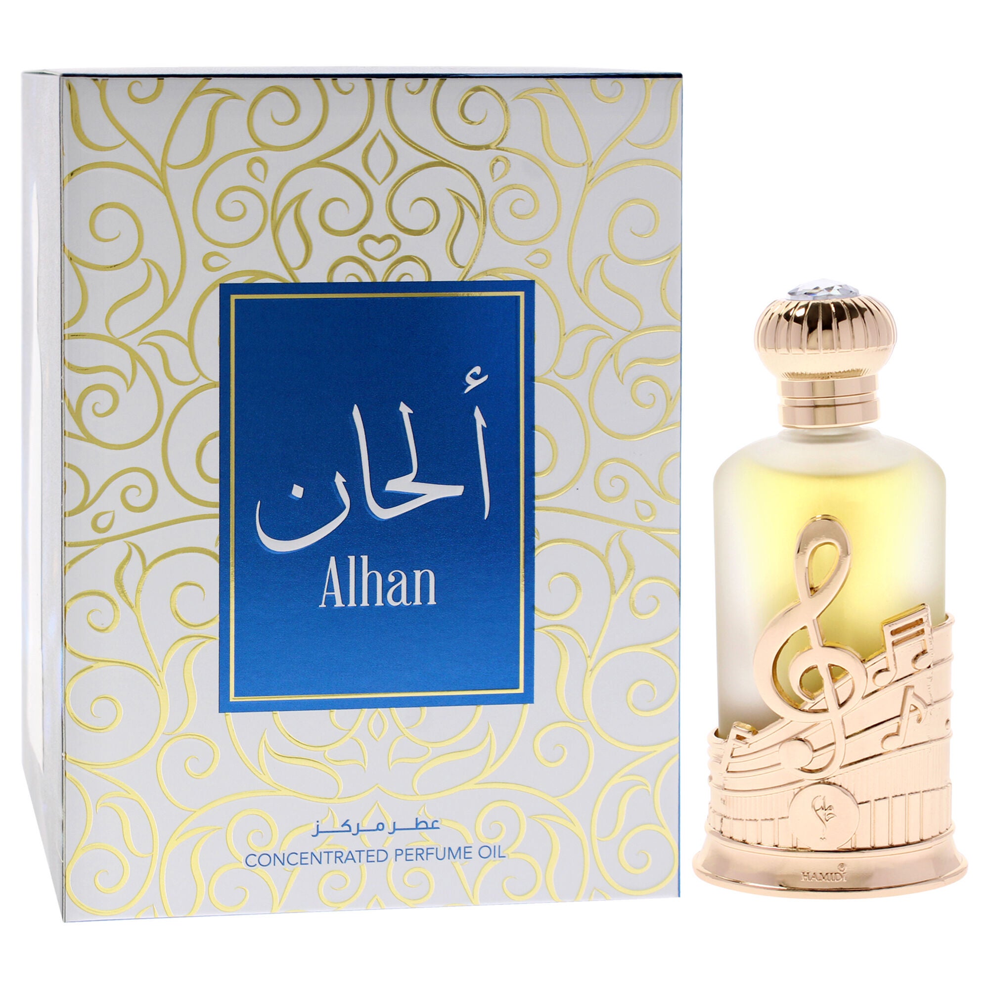 Alhan by Hamidi for Unisex - 0.67 oz Concentrated Perfume Oil, Clear, alternate image number 2