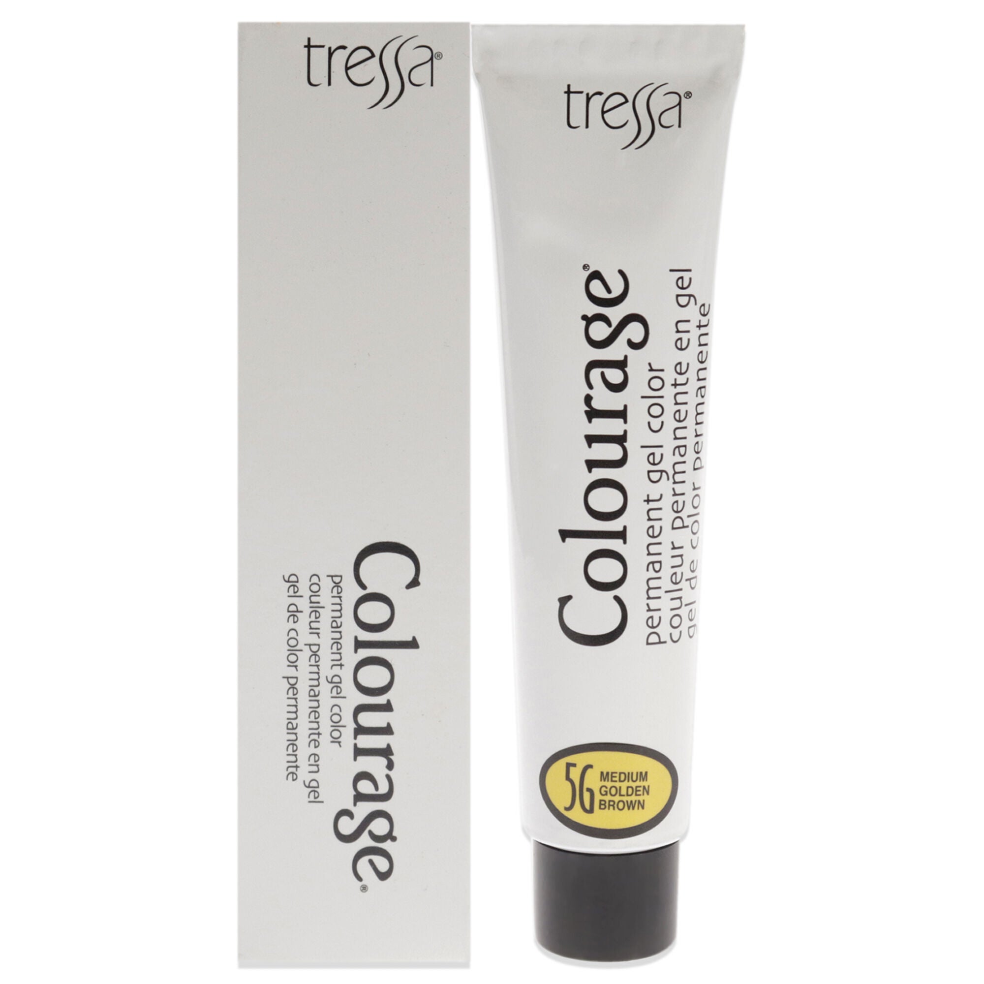 Colourage Permanent Gel Color - 5G Medium Golden Brown by Tressa for Unisex - 2 oz Hair Color, See Description, hi-res image number 0