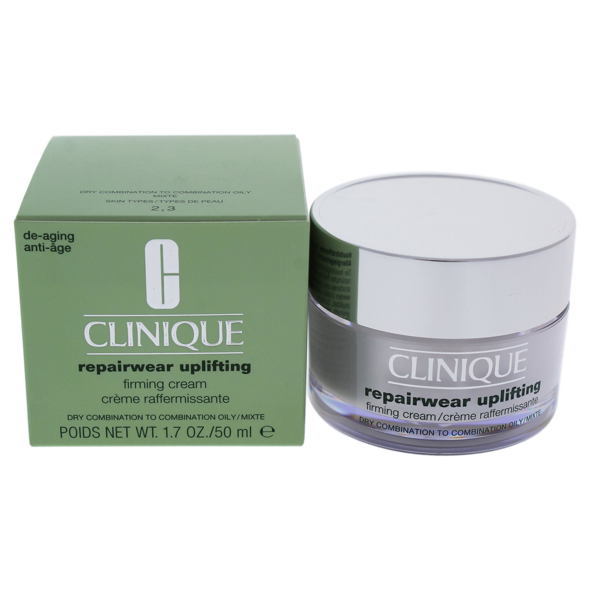 Repairwear Uplifting Firming Cream - Dry Combination To Combination Oily by Clinique for Unisex - 1.7 oz Cream, See Description, hi-res image number 0