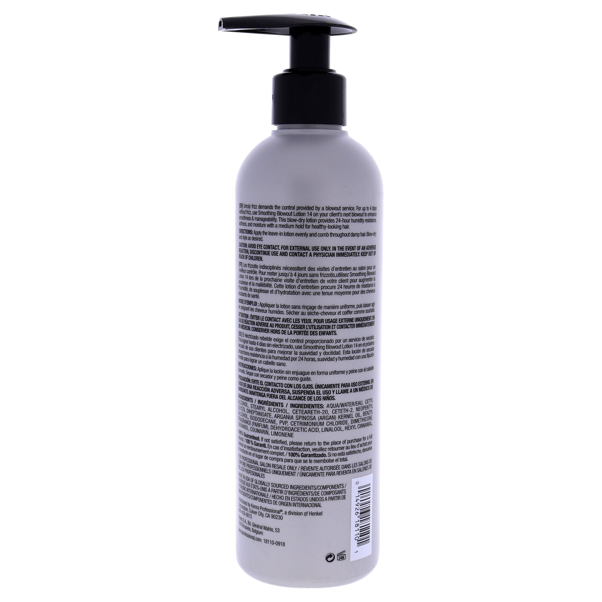 Smoothing Blowout Lotion 14 by Kenra for Unisex - 10.1 oz Lotion, See Description, alternate image number 2