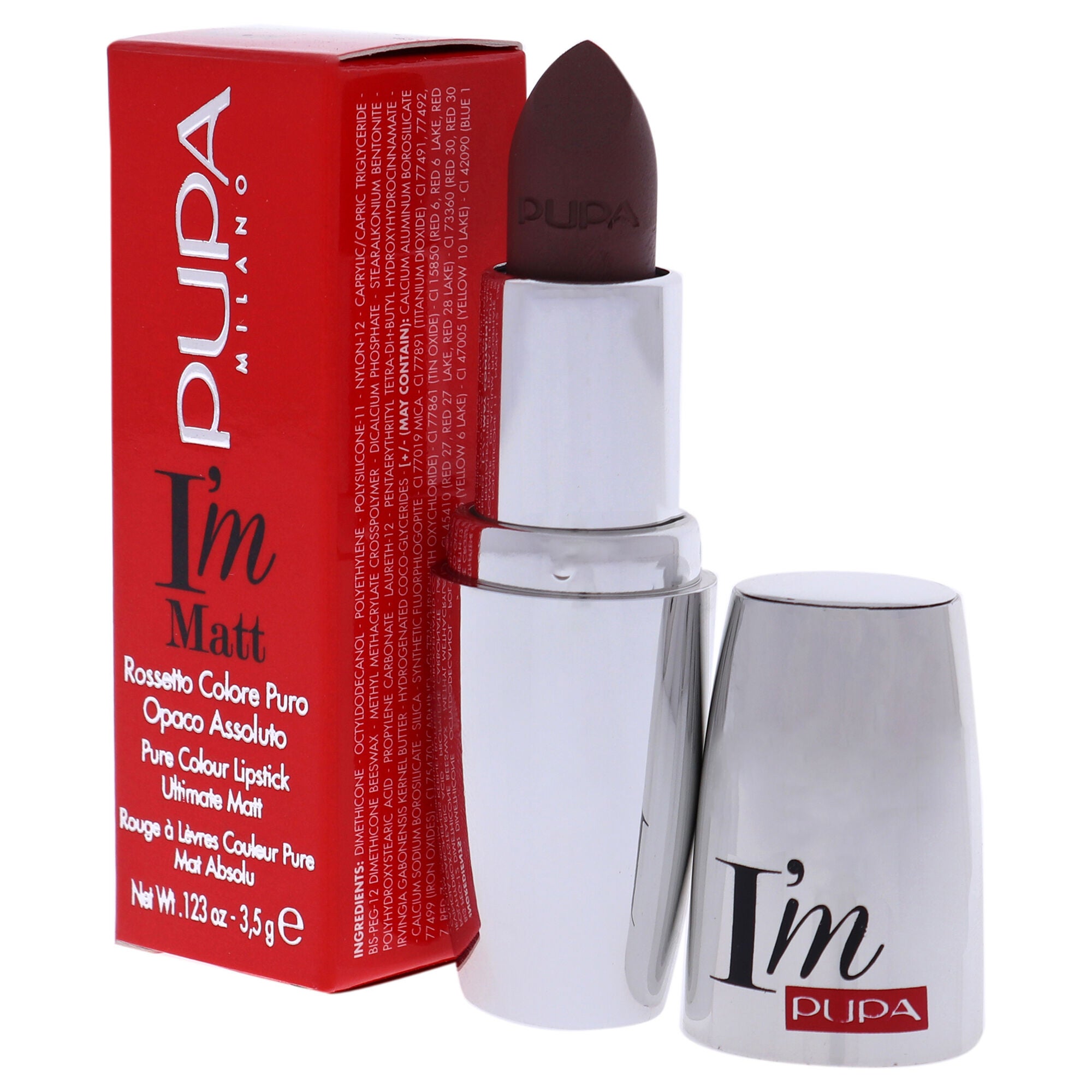 I Am Matte Pure Colour Lipstick - 037 Unexpected Mauve by Pupa Milano for Women - 0.123 oz Lipstick, See Description, alternate image number 3