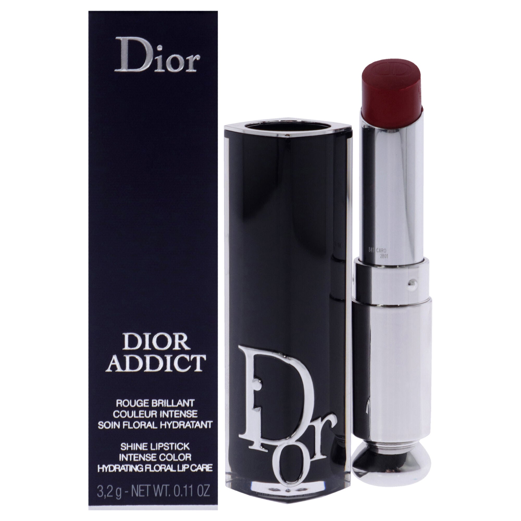 Dior Addict Hydrating Shine Lipstick - 841 Caro by Christian Dior for Women - 0.11 oz Lipstick (Refillable), See Description, hi-res image number 0