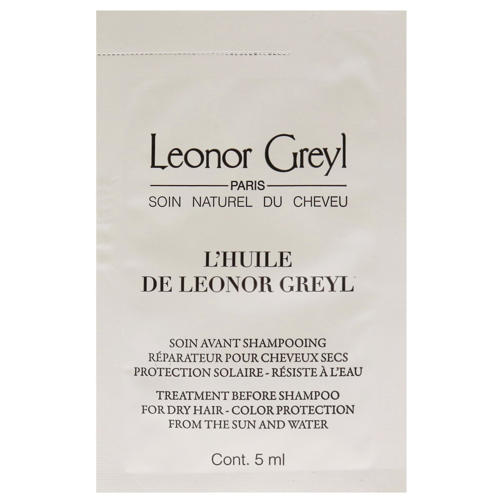 LHuile De Leonor Greyl Treatment by Leonor Greyl for Unisex - 0.016 oz Treatment, See Description, hi-res image number 0