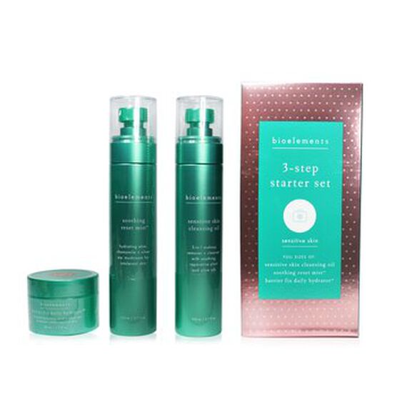 3-Step Starter Set : Sensitive Skin Cleansing Oil, , alternate image number null