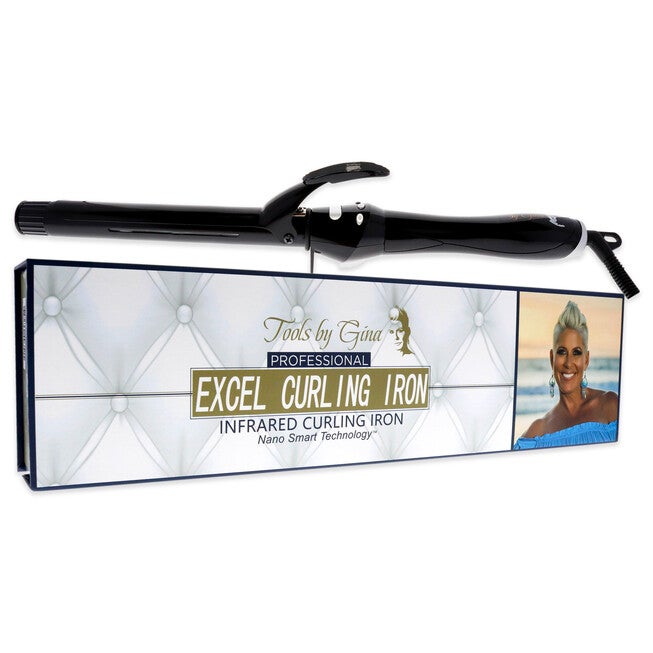 Excel Infrared Curling Iron - C65 by Colours By Gina for Unisex - 1 Inch Curling Iron, See Description, alternate image number 2
